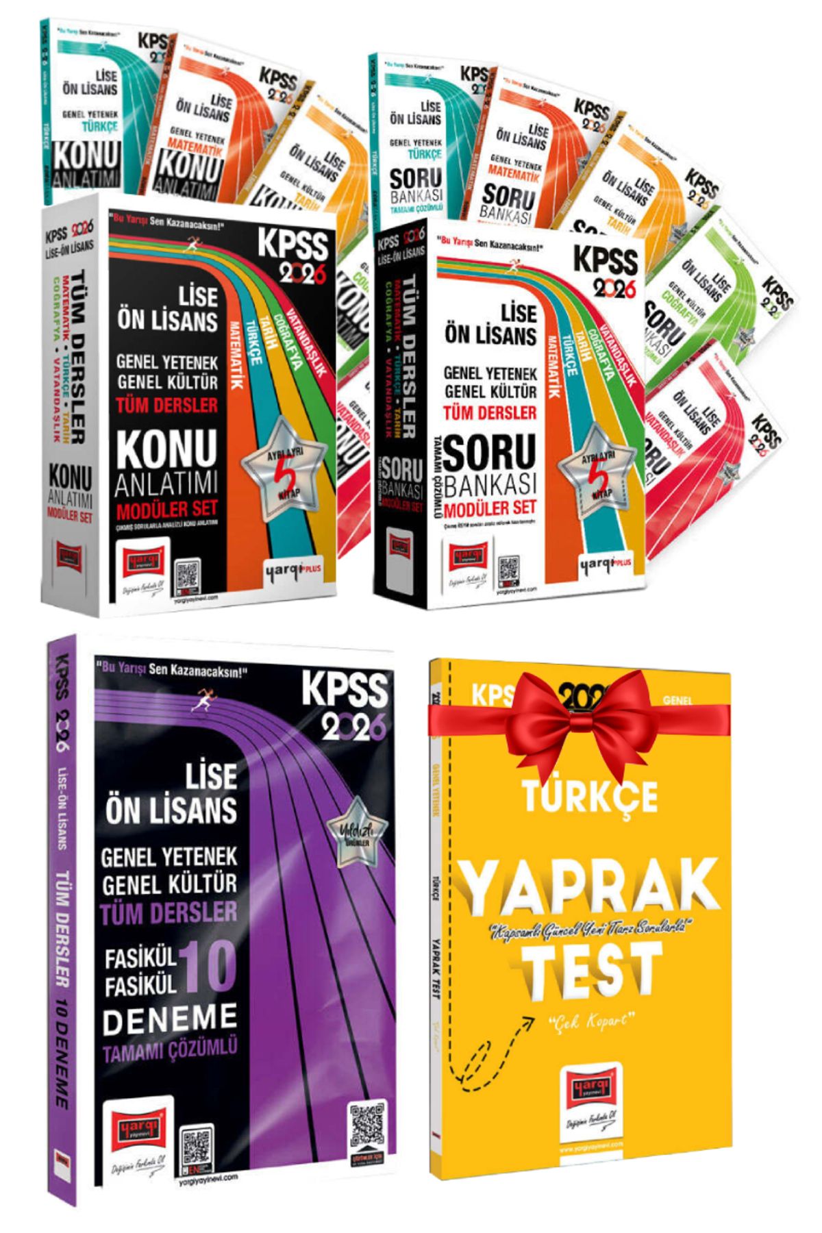 Yargı Yayınları 2026 Yargı KPSS Lise Ön Lisans Konu Anlatım+Lise Ön Lisans Soru Bankası+Lise Ön Lisans Deneme