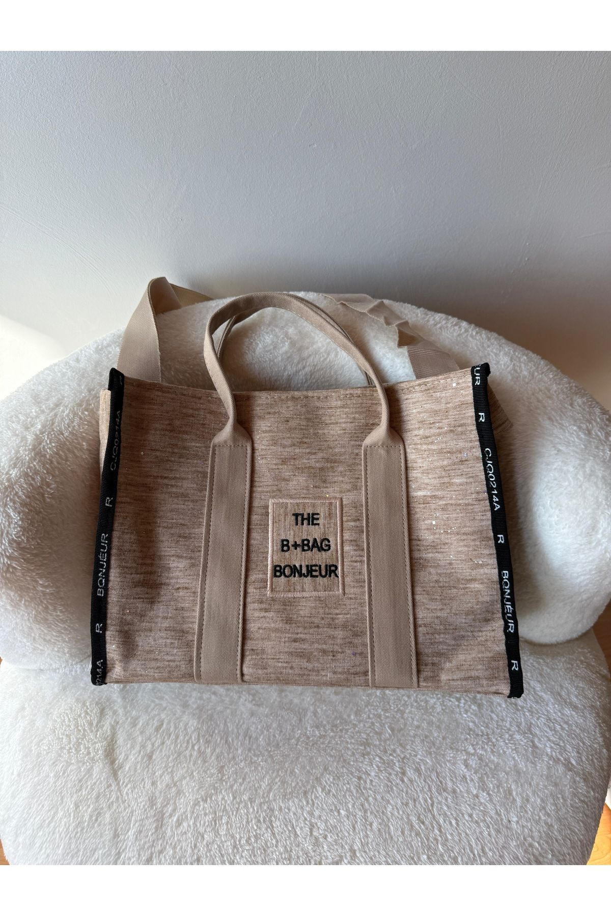 CHELLA The B+Bag Bonjeur Yazılı El Ve Omuz Çantası