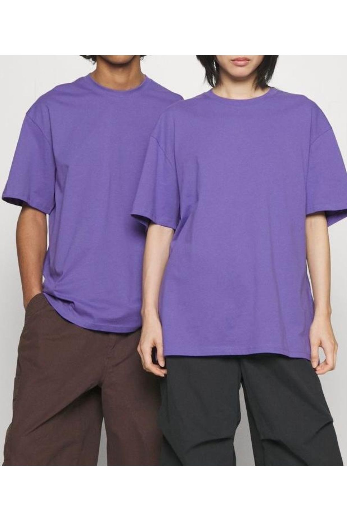 THE WHITE 2'li Mor Regular Fit T-Shirt