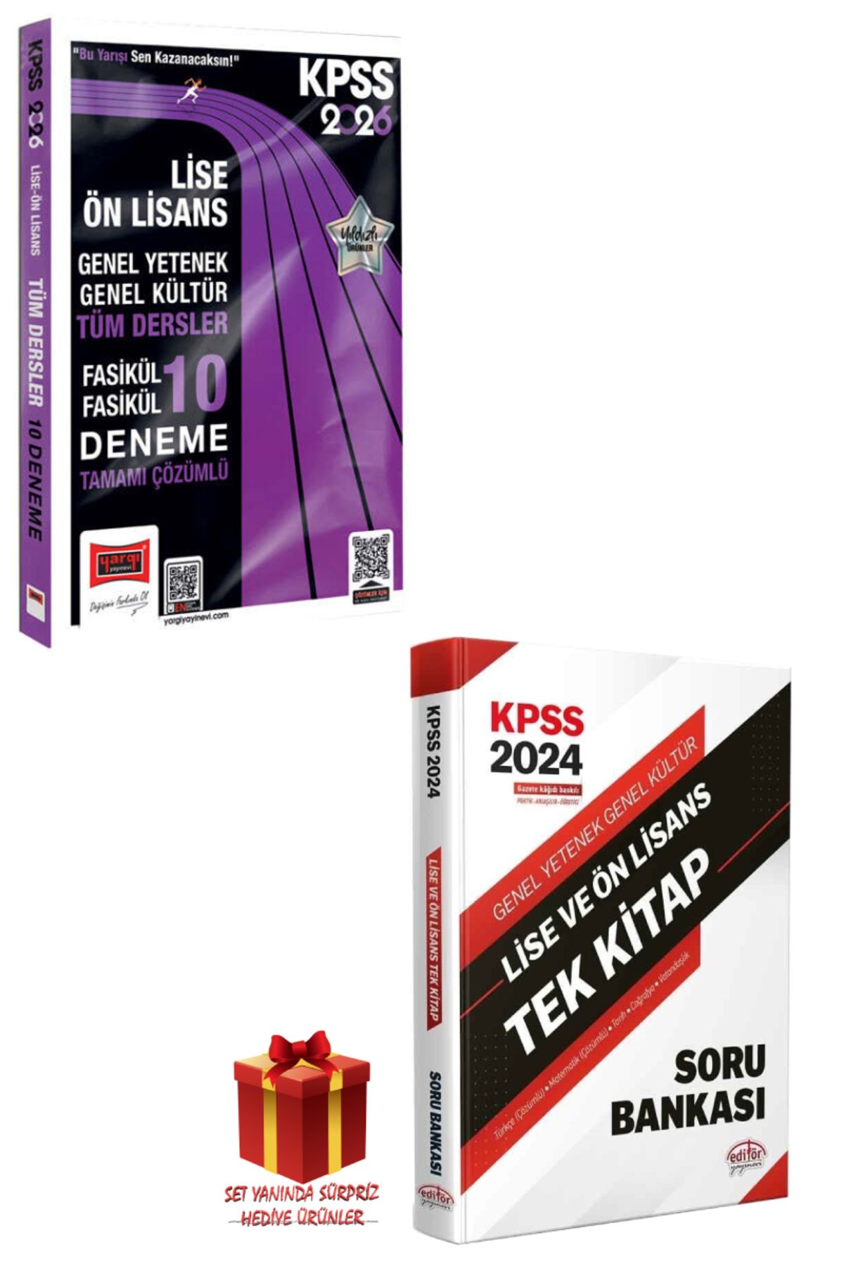 Yargı Yayınları 2026 Yargı KPSS Lise Ön Lisans Deneme+Data Lise Ön Lisans Çıkmış Sorular