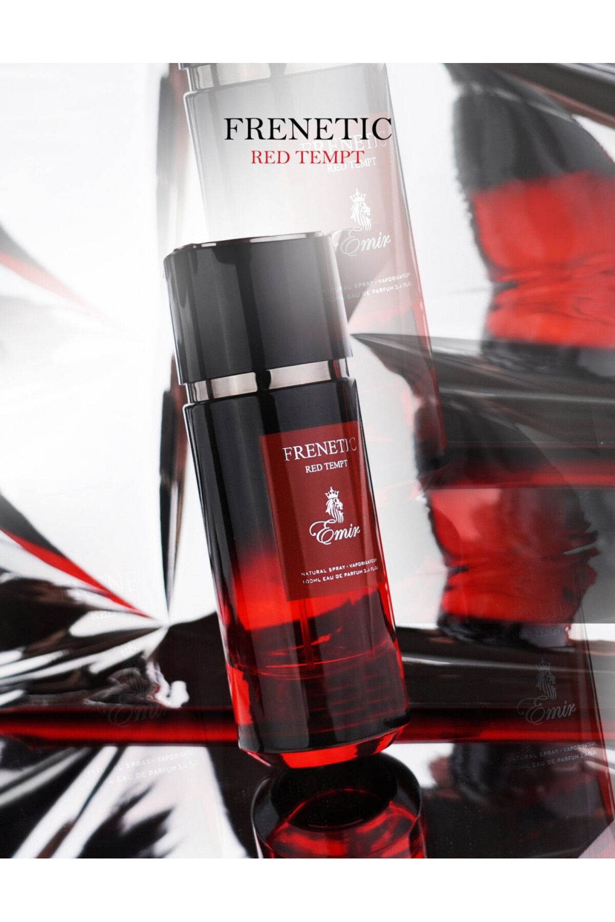 Paris Corner-Frenetic Red Tempt Emir , Perfume Extract, Men, 80 Ml, 80 ml 2