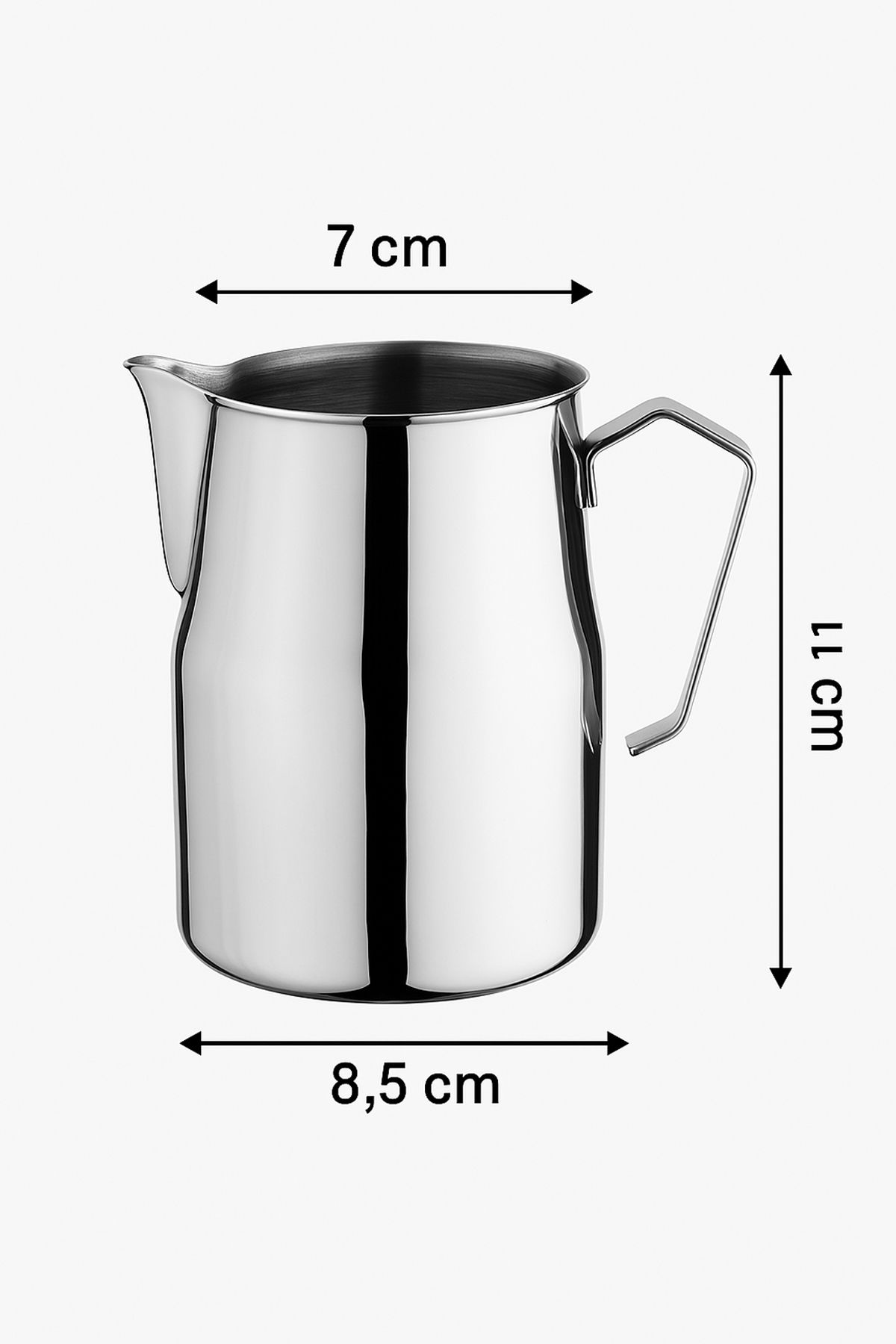 VODİNOX Barista Süt Potu Paslanmaz Çelik Barista Pitcher Milk Jug Progear Kahve Espresso 500 ml Pro
