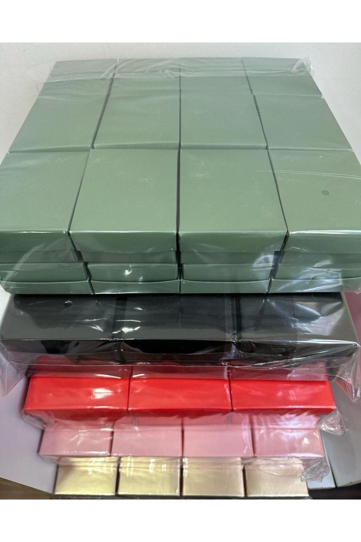 ENEFENDİ 8x6x3 İçi Süngerli Takı Kutuları (24 adet) (Renkler Stok Durumuna Göre Gönderilir)TK12354