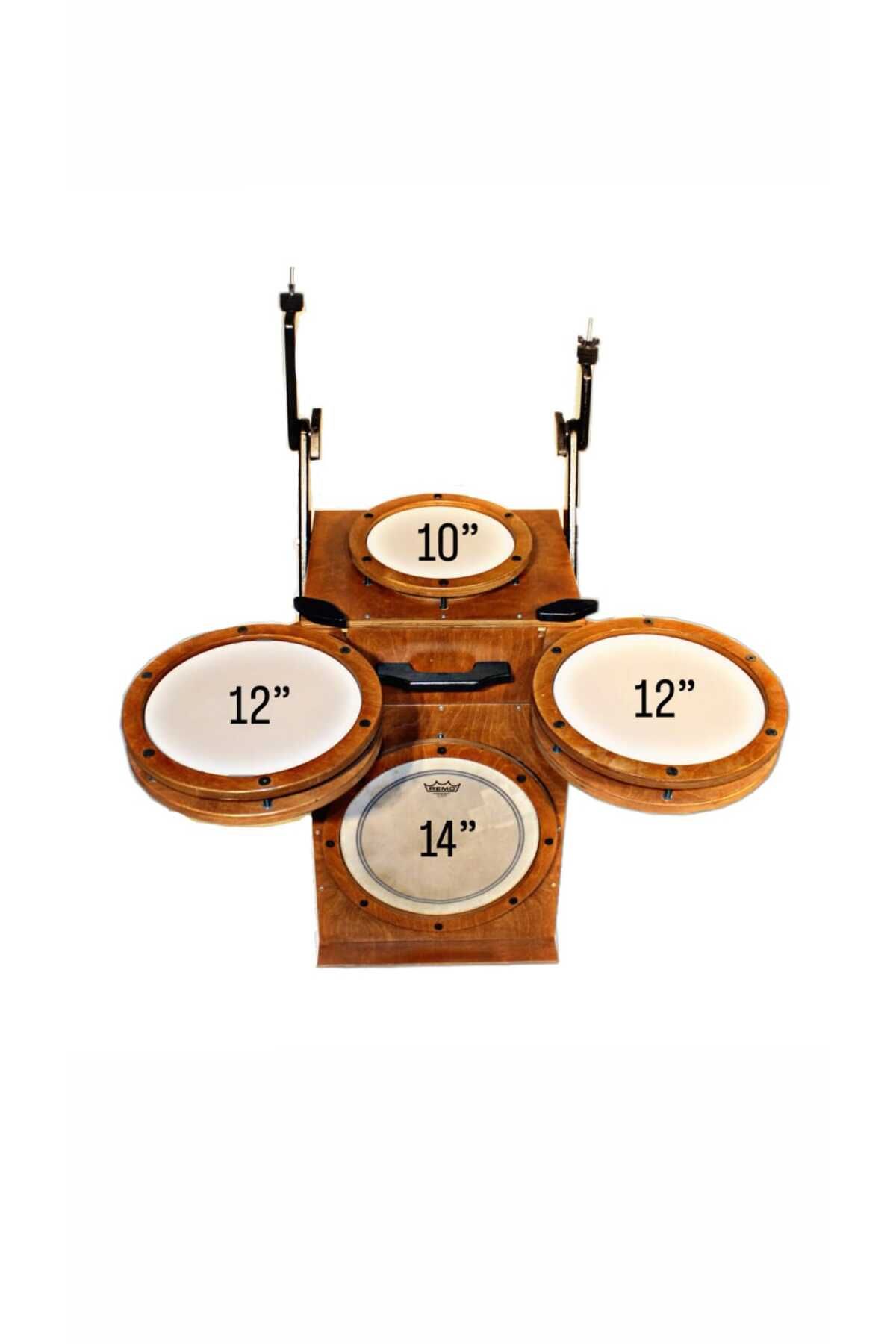 wood drum "Profesyonel Ahşap Davul Seti | El Yapımı | Hafif ve Taşınabilir "