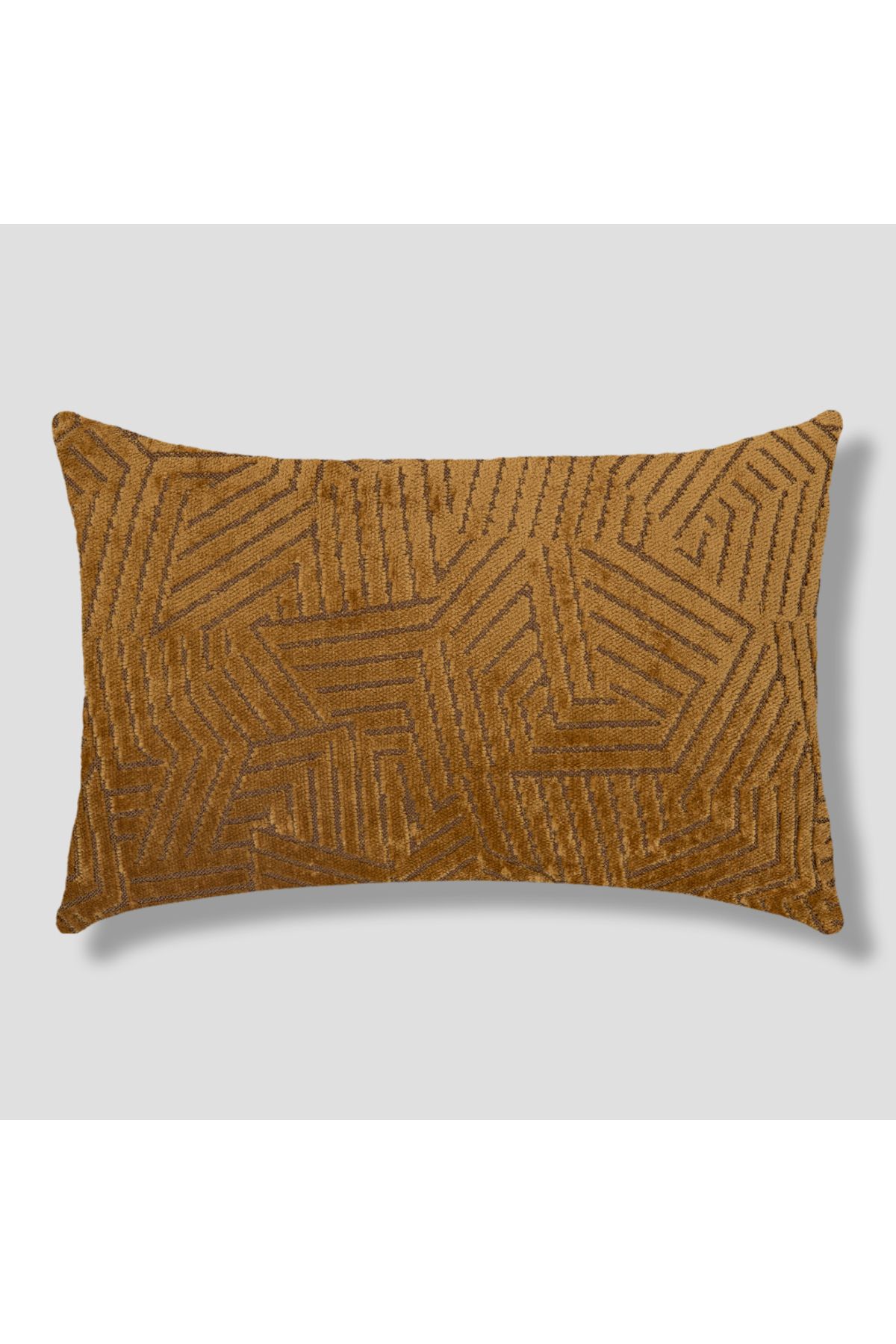 Sezyon Arin Desenli 40x60 Hardal Kırlent Kılıfı