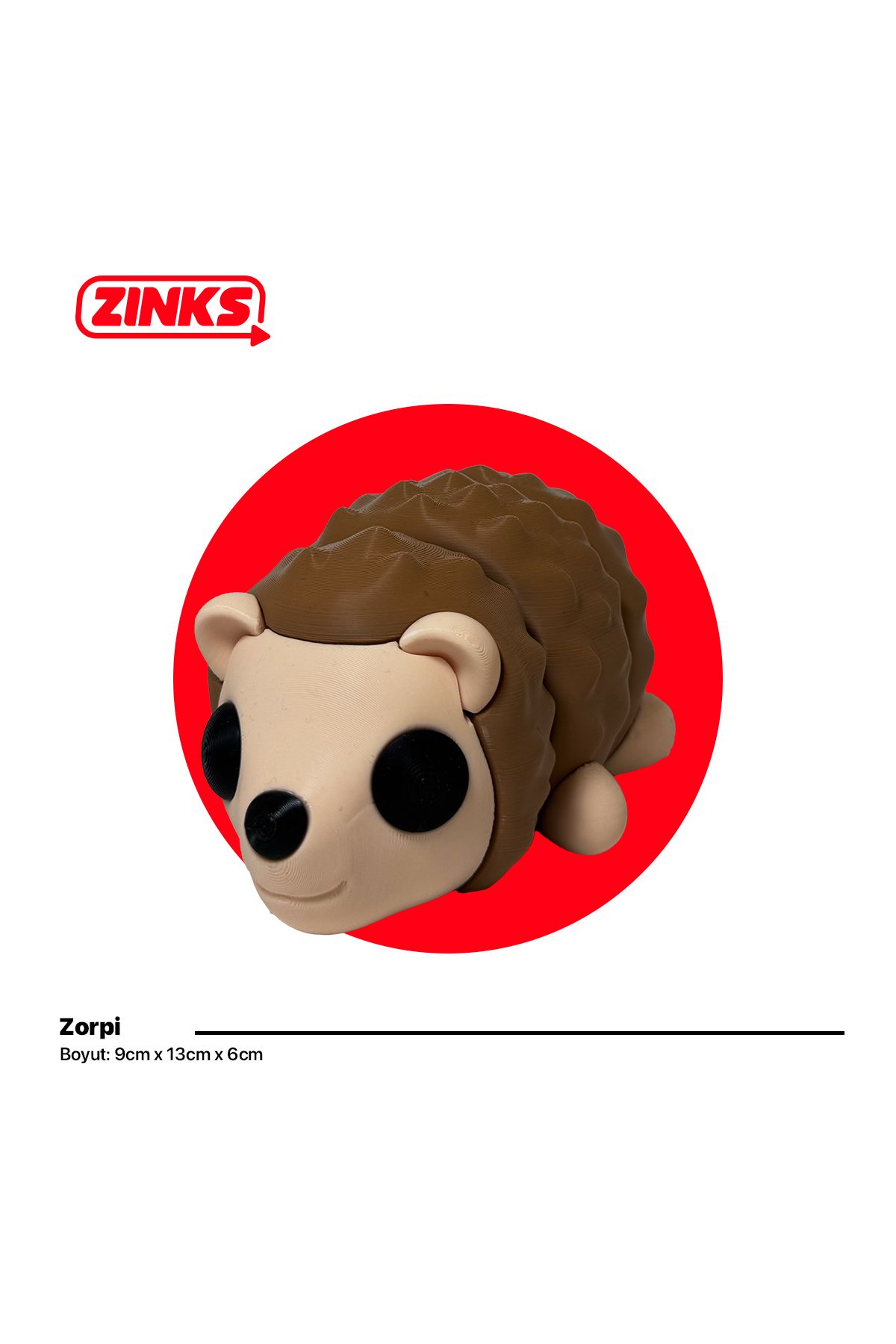 Zınks Store Zorpi – Kirpi Çocuk Oyuncağı ve Çocuk Odası Dekor