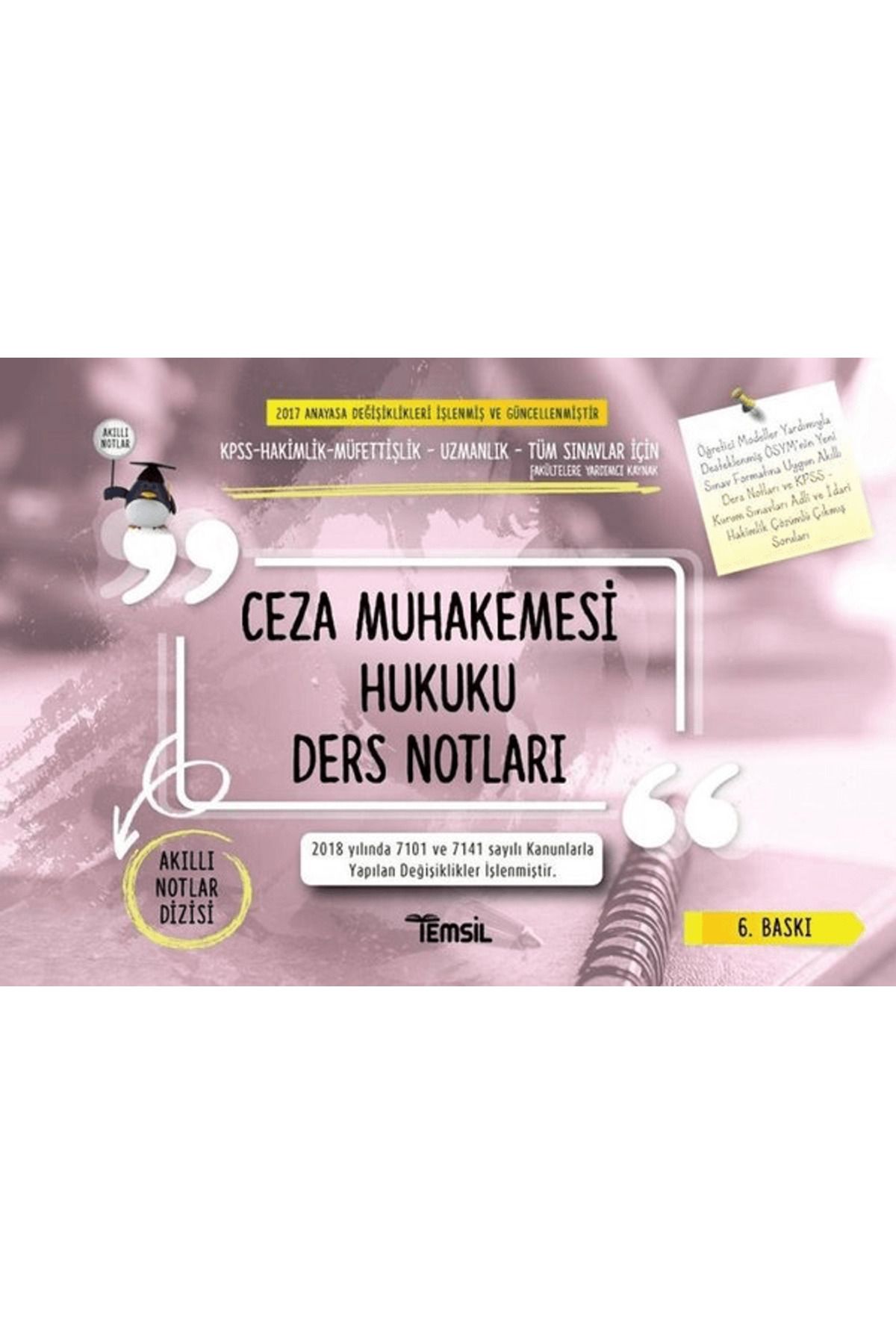 Temsil Kitap Ceza Muhakemesi Hukuku Ders Notları