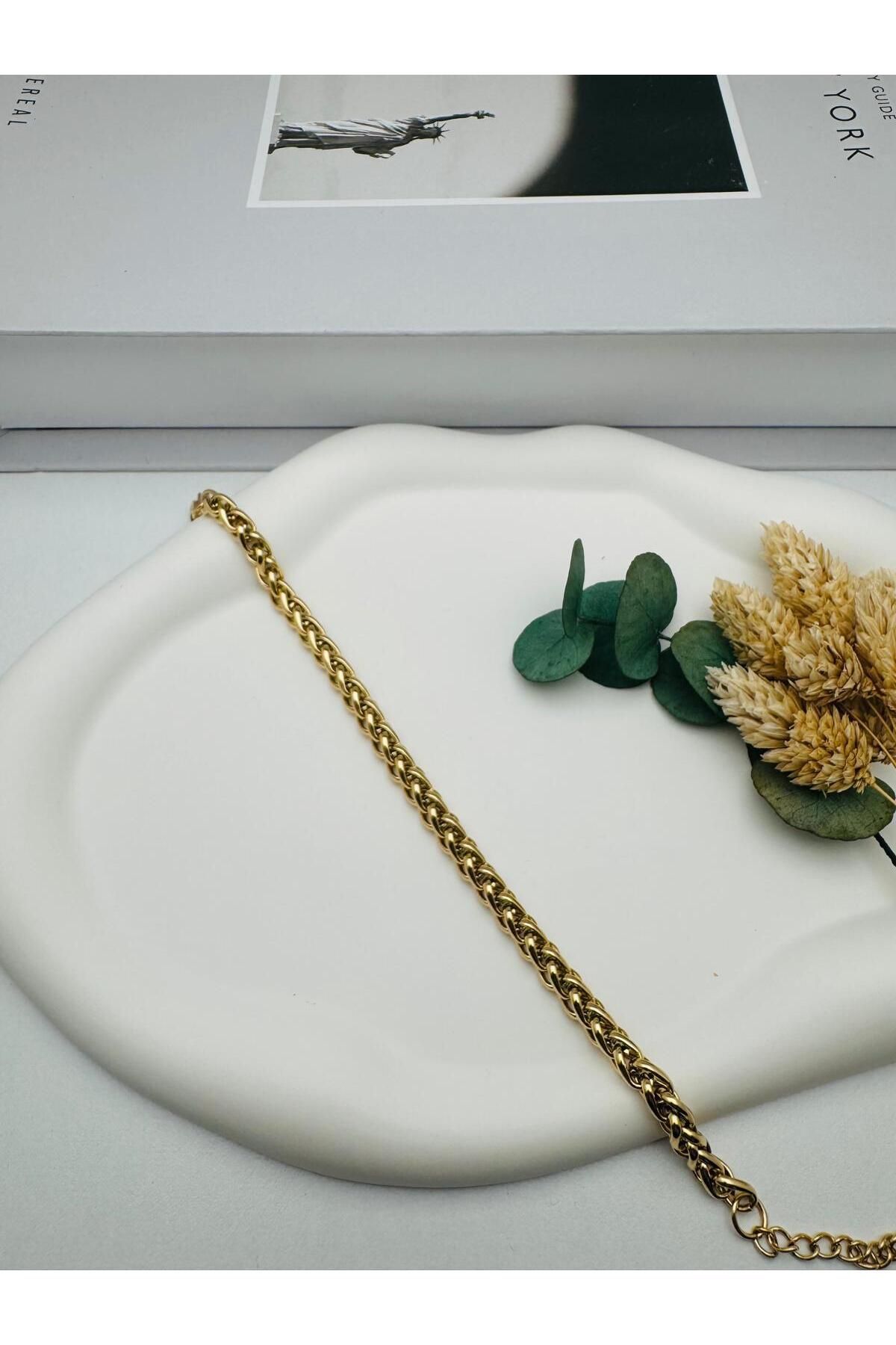 ENEFENDİ Çelik Bileklik (Gold) Blk 242