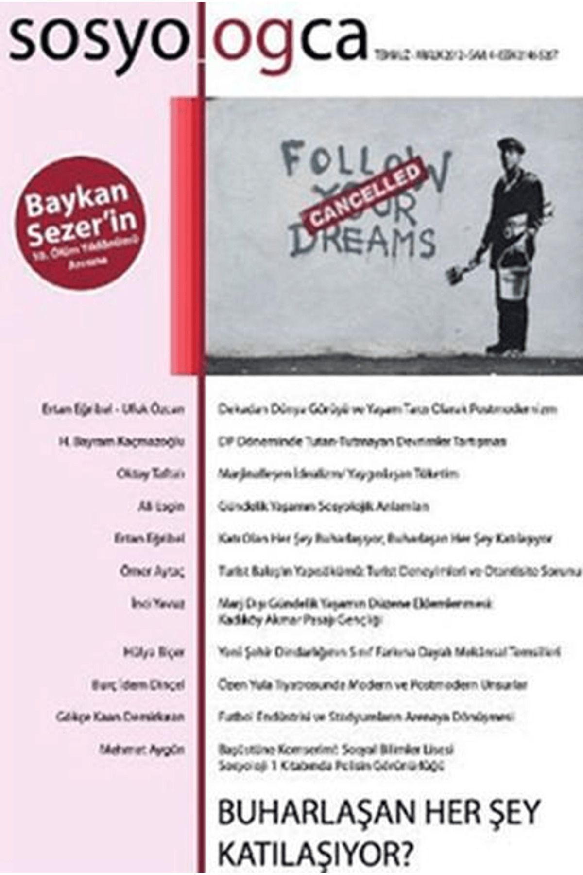 Doğu Kitabevi Sosyologca Dergisi Sayı: 4