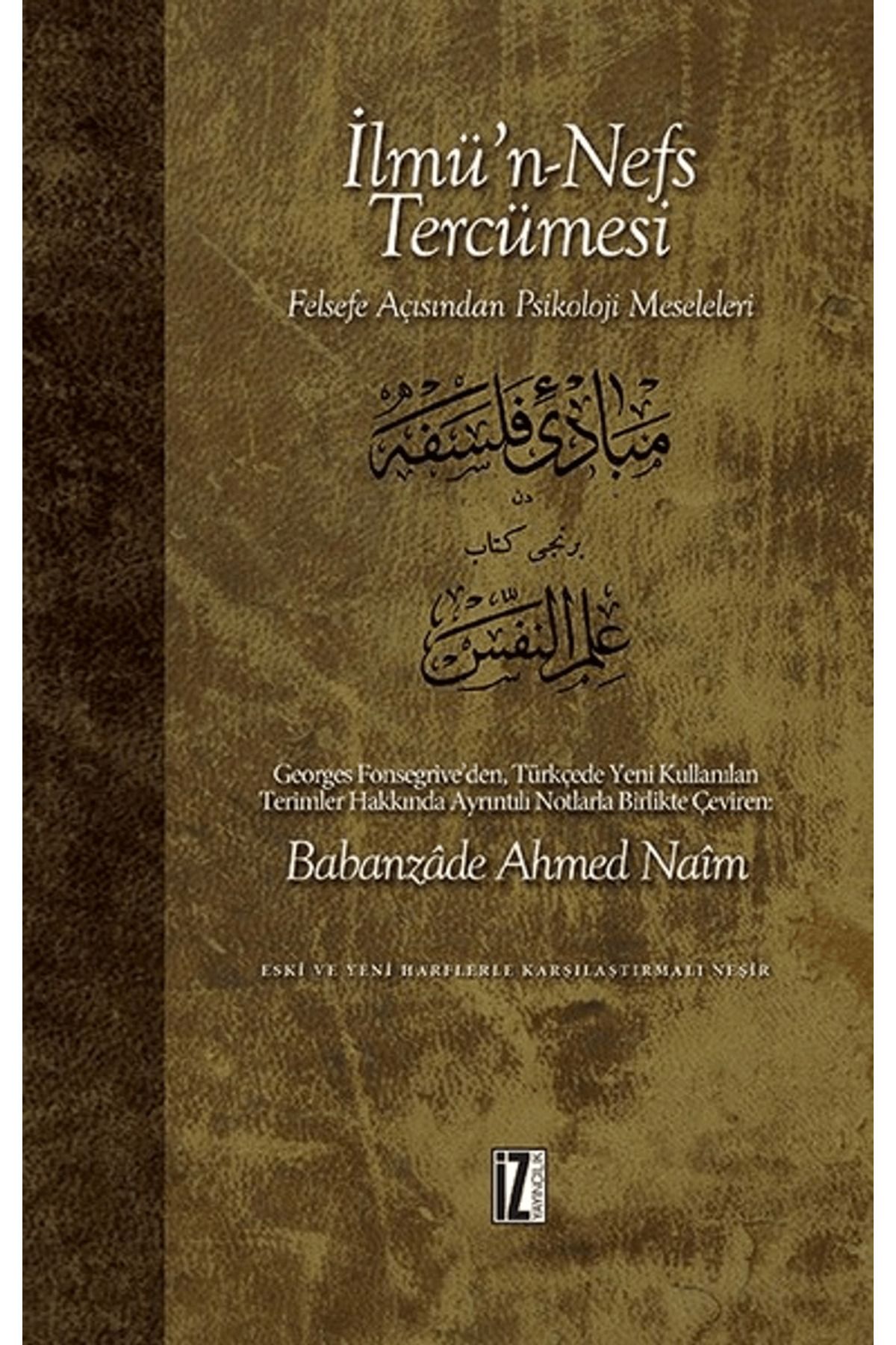 İz Yayıncılık İlmü'n Nefs Tercümesi