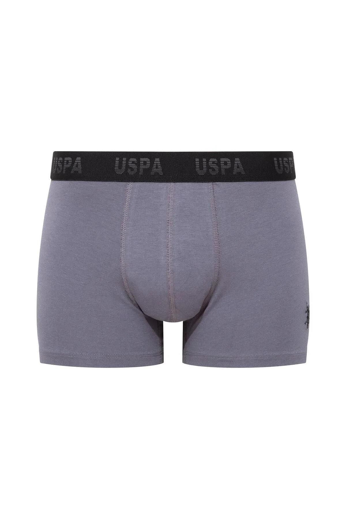U.S. Polo Assn. 3'lü Erkek Boxer Pamuklu ve Likralı