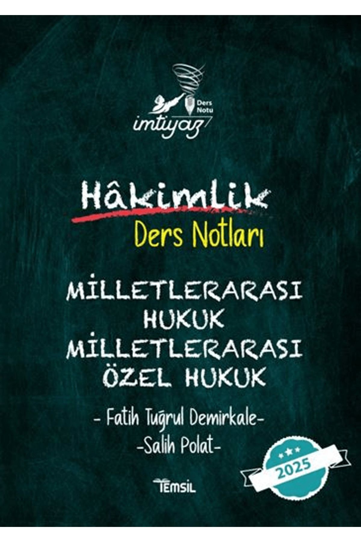 Temsil Kitap İmtiyaz Milletlerarası Hukuk- Milletlerarası Özel Hukuk Hakimlik Ders Notları