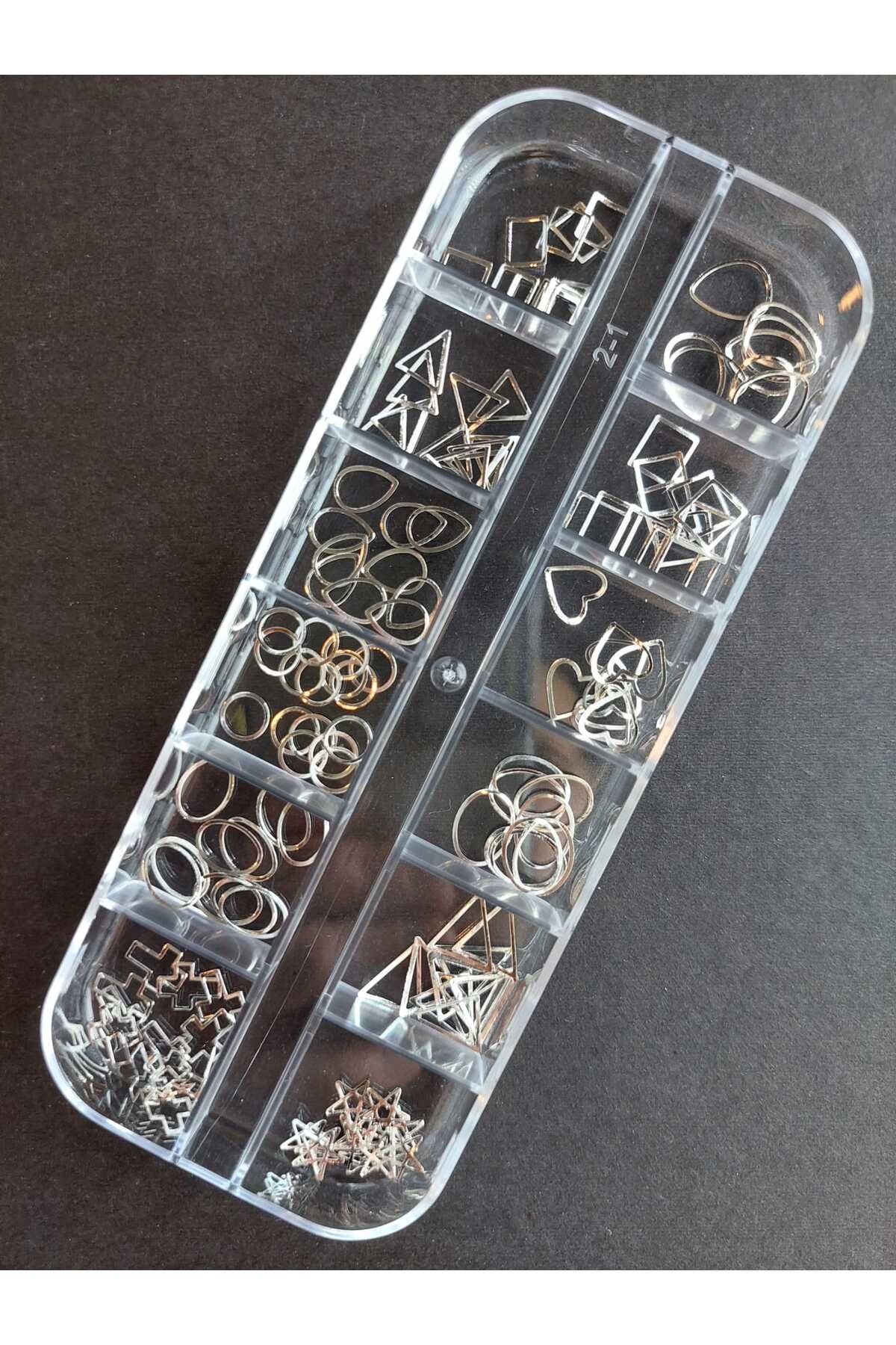 SEVRU Nail Art Charm Takma Tırnak Aksesuarları Metal Charm Tırnak Yüz Süsleme Taşı