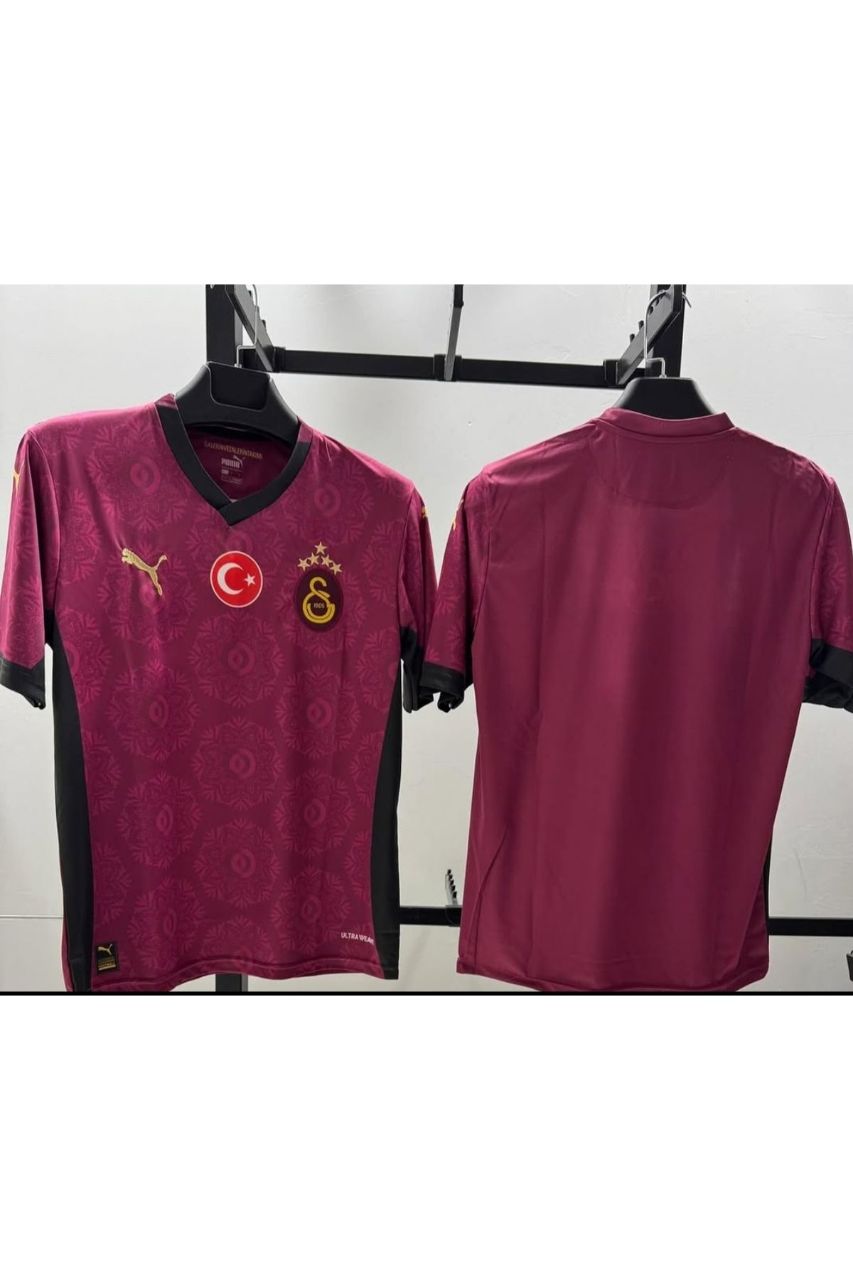Forma Galatasaray - 25-26 Yeni Sezonu 5 Yıldız İsimsiz Yetişkin Forma - Bordo