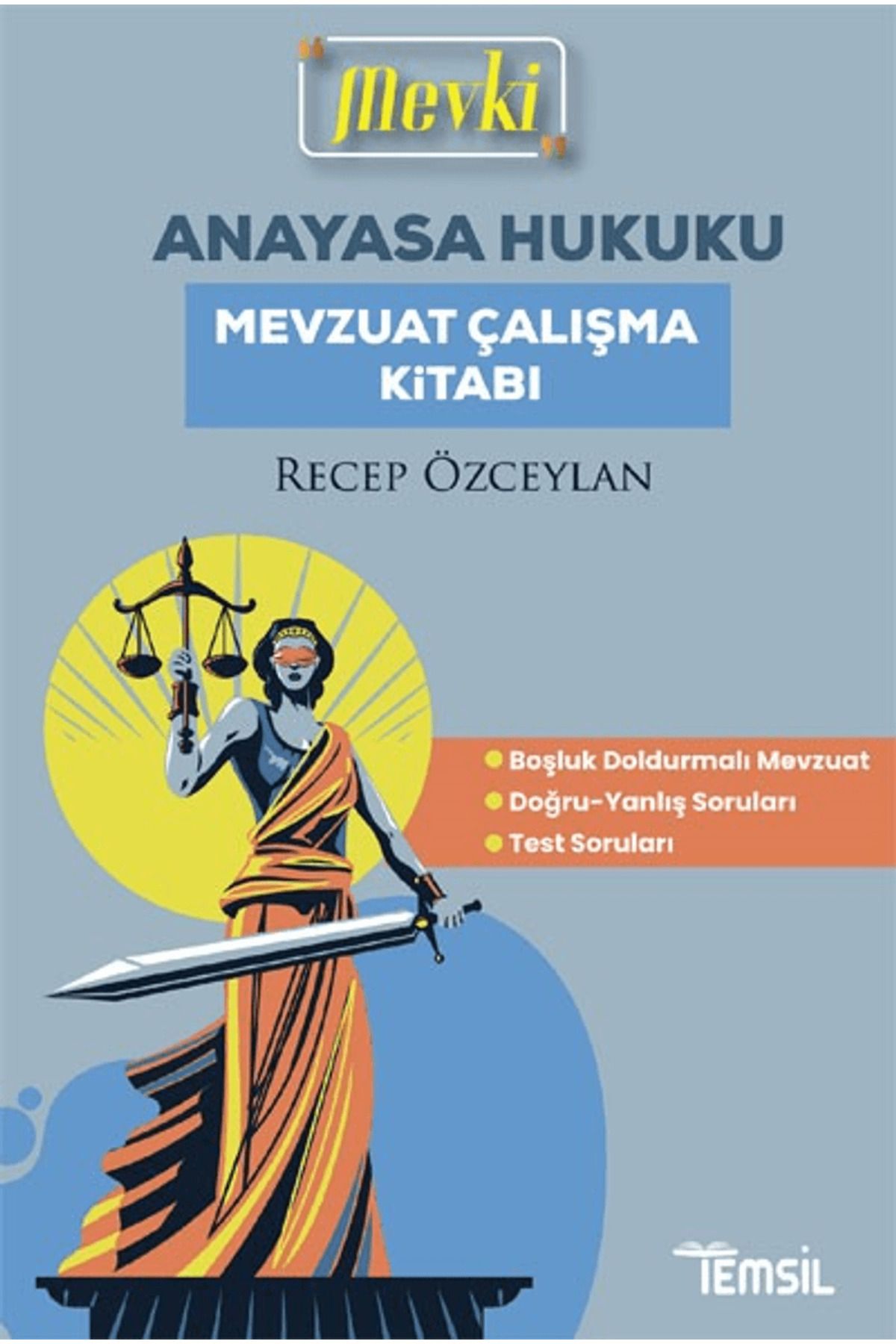 Temsil Kitap Mevki Anayasa Hukuku Mevzuat Çalışma Kitabı