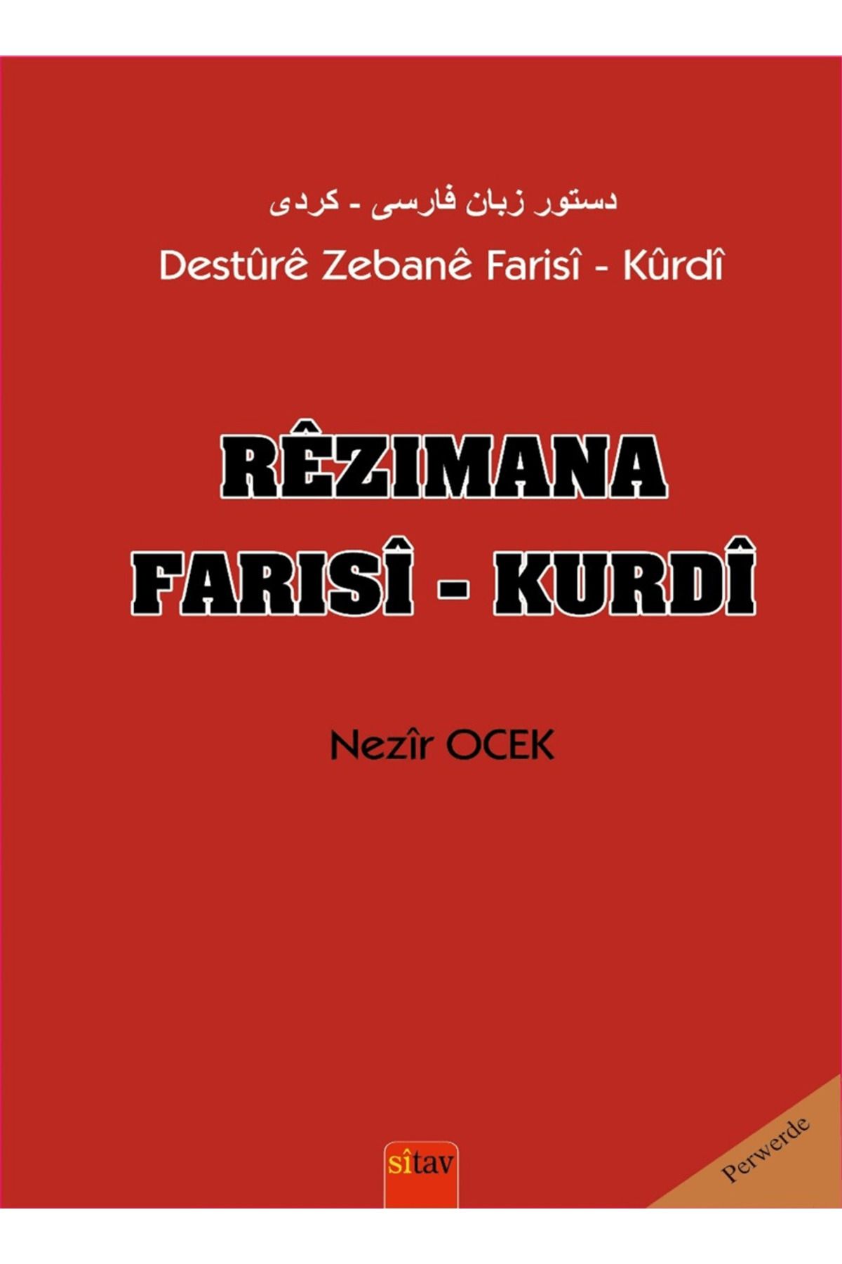 Sitav Yayınevi Rezimana Farisi - Kurdi
