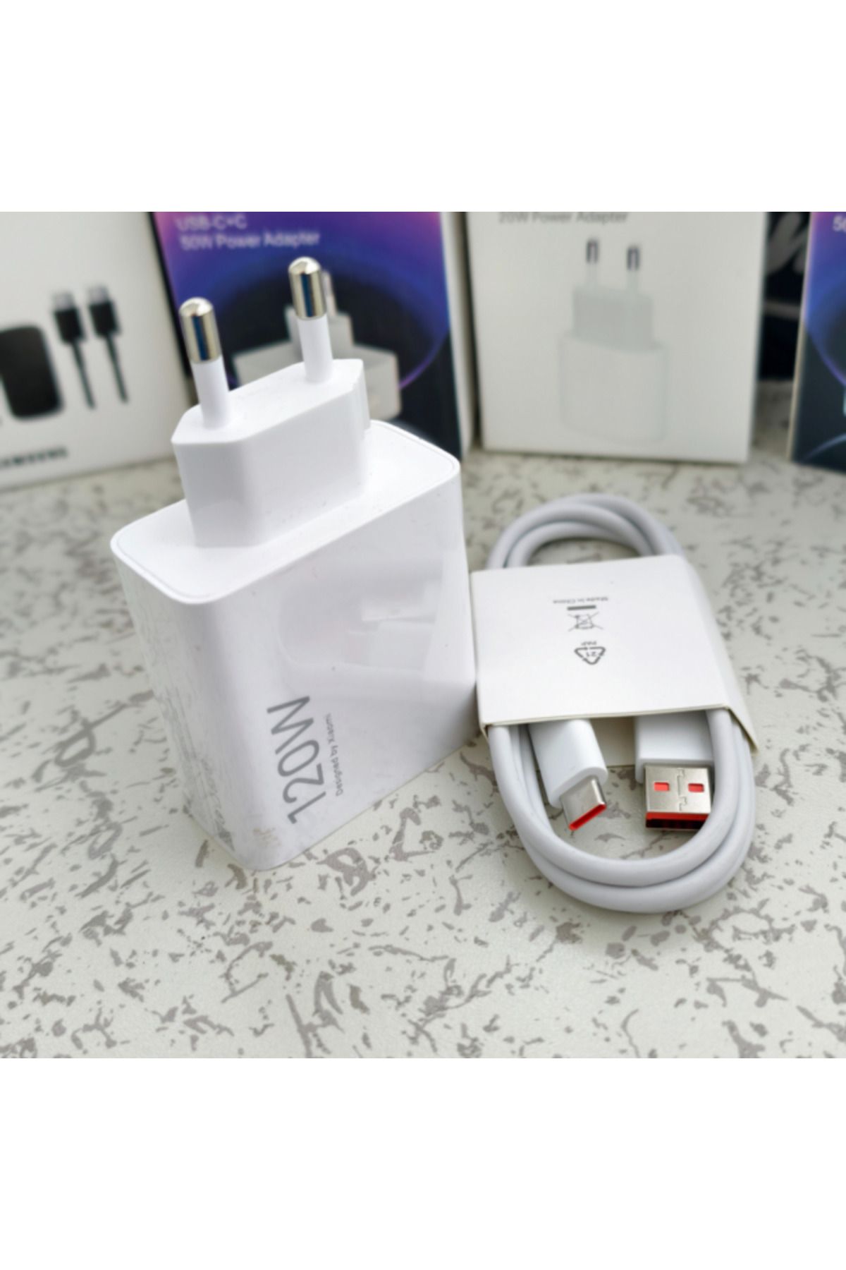 maxisepet 120 Watt Şarj Aleti Sıfır Kutusuz