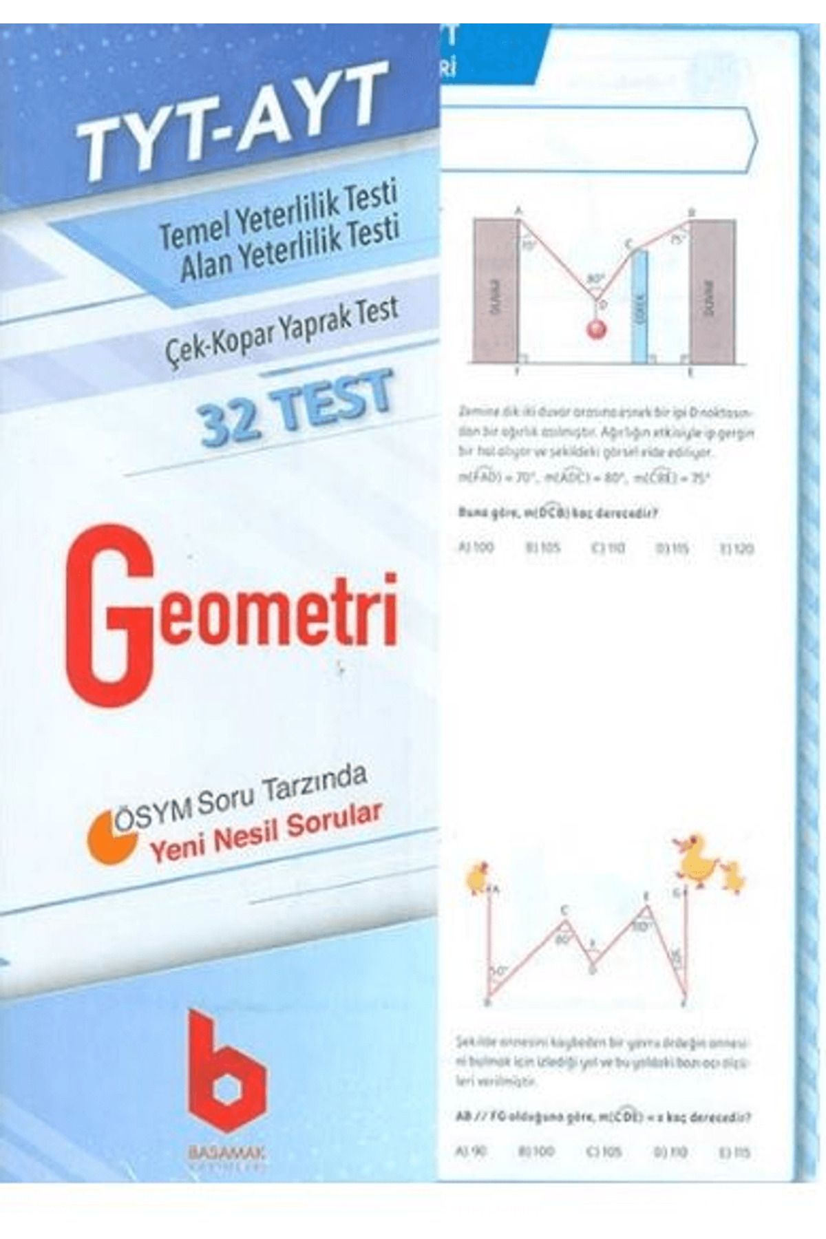 Basamak Yayınları 2020 TYT-AYT Geometri Çek - Kopar Yaprak Test