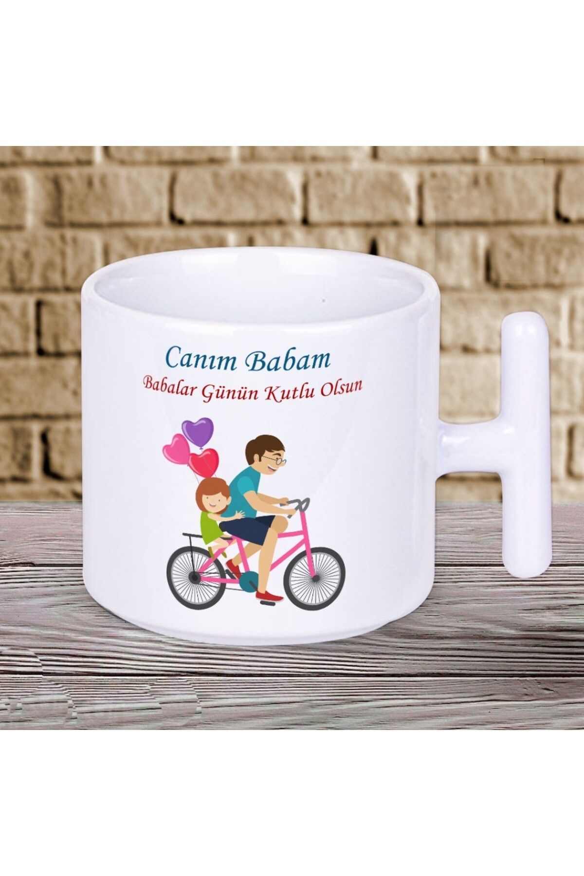 Nostaljik Lezzetler Canım Babam Babalar Günün Kutlu Olsun Yazılı Hediyelik T Kupa Bardak-3