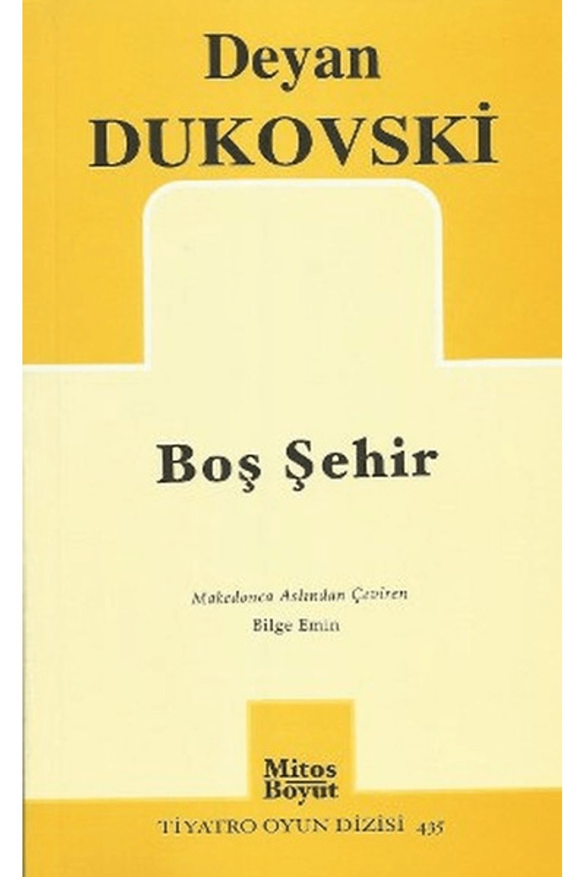 Mitos Boyut Yayınları Boş Şehir