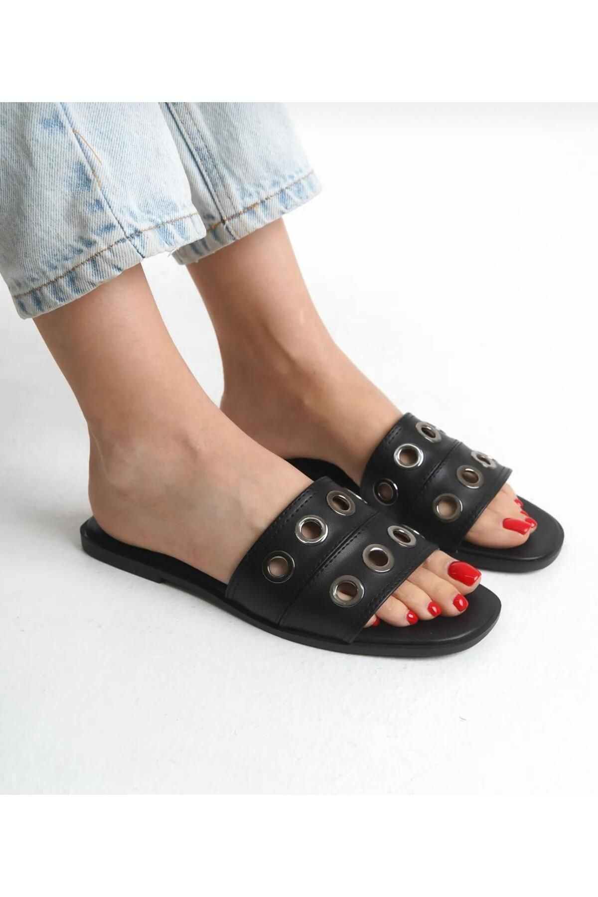 MİSS PARK MODA SİYAH KADIN TERLİK