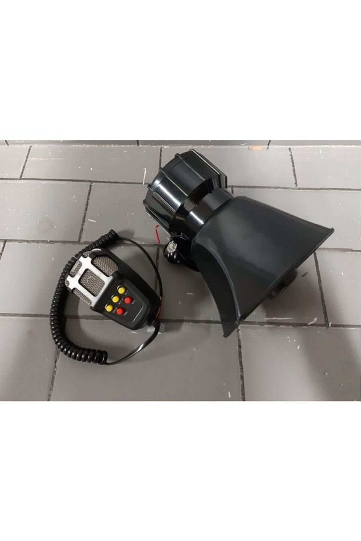 YİĞİT SHOPİNG Her Araca Uyumlu Polis Sireni 5 Sesli 20w Megafonlu Fast Tuning Garage