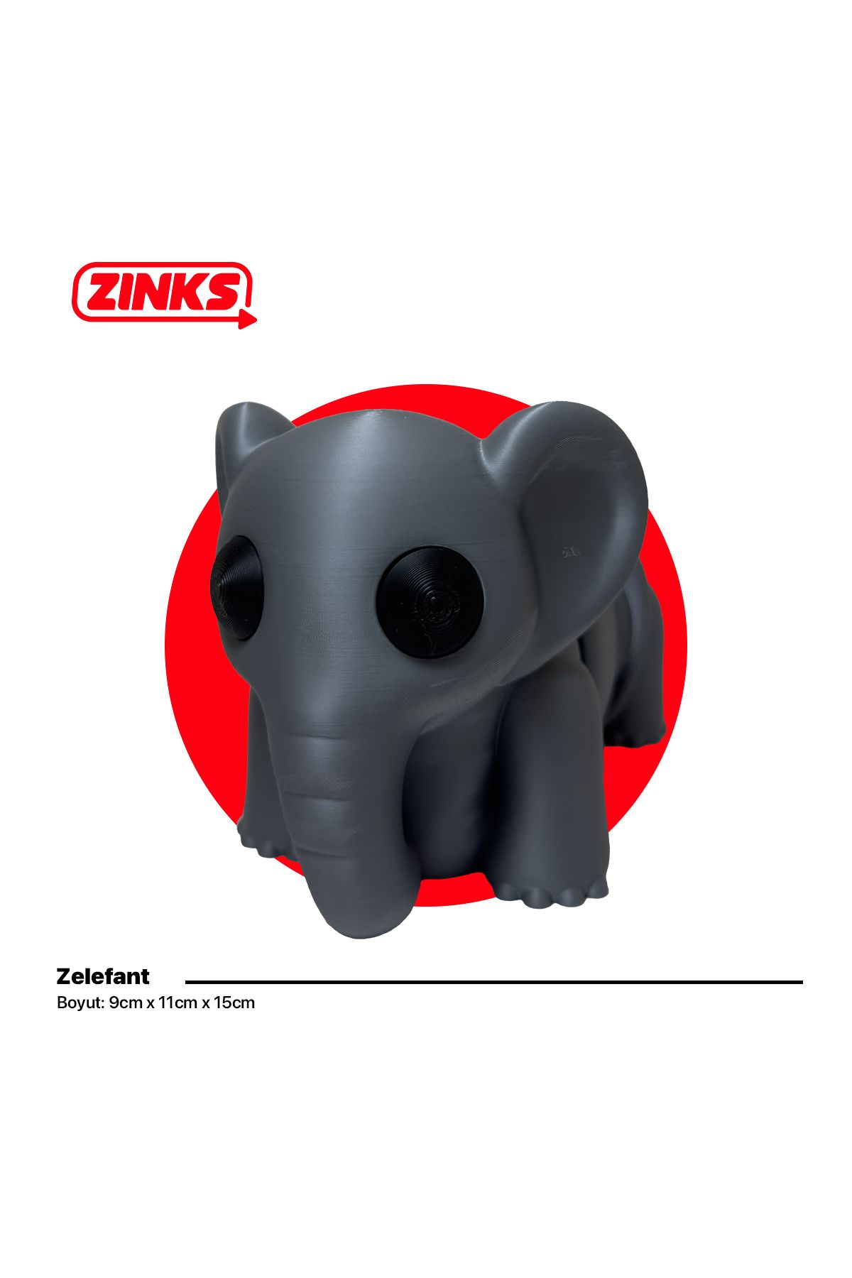 Zınks Store Zelefant – Fil Oyuncağı ve Çocuk Odası Dekor