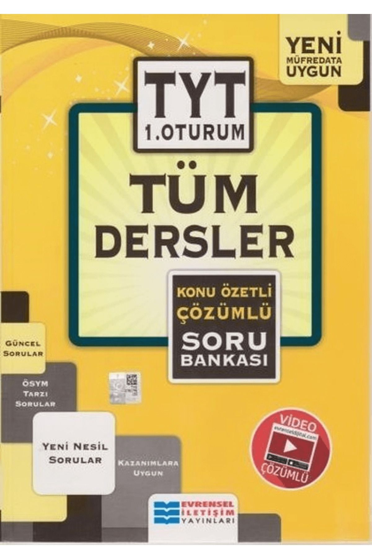 Evrensel İletişim Yayınları TYT Tüm Dersler Konu Özetli Çözümlü Soru Bankası 1. Oturum