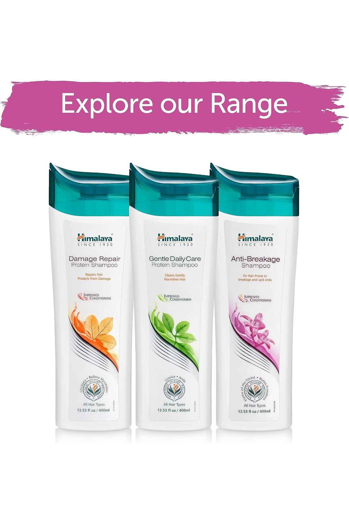 Himalaya-Anti- Breakage Shampoo, Repairs Damaged, Brittle Hair and Split-ends, 13.53 oz/400 ml 6