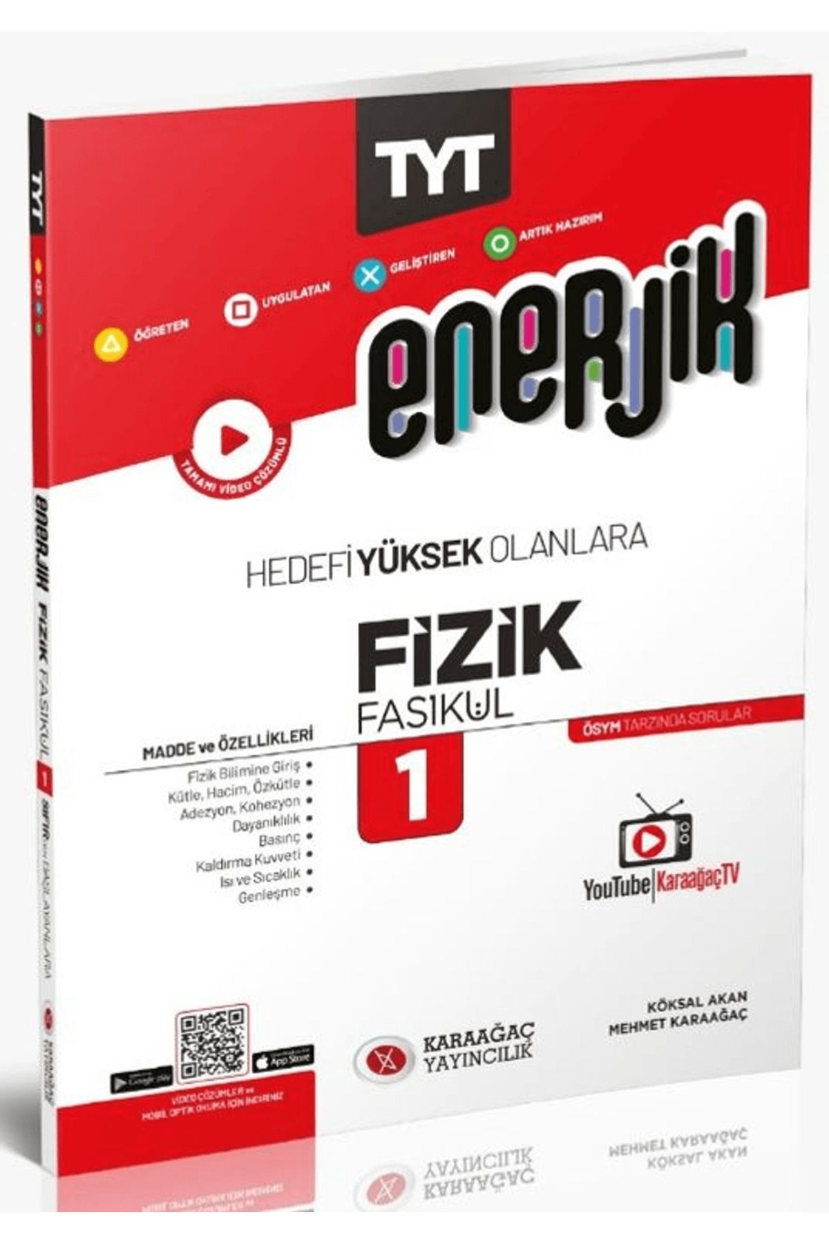 Karaağaç Yayıncılık Enerjik TYT Fizik Fasikülleri - 1