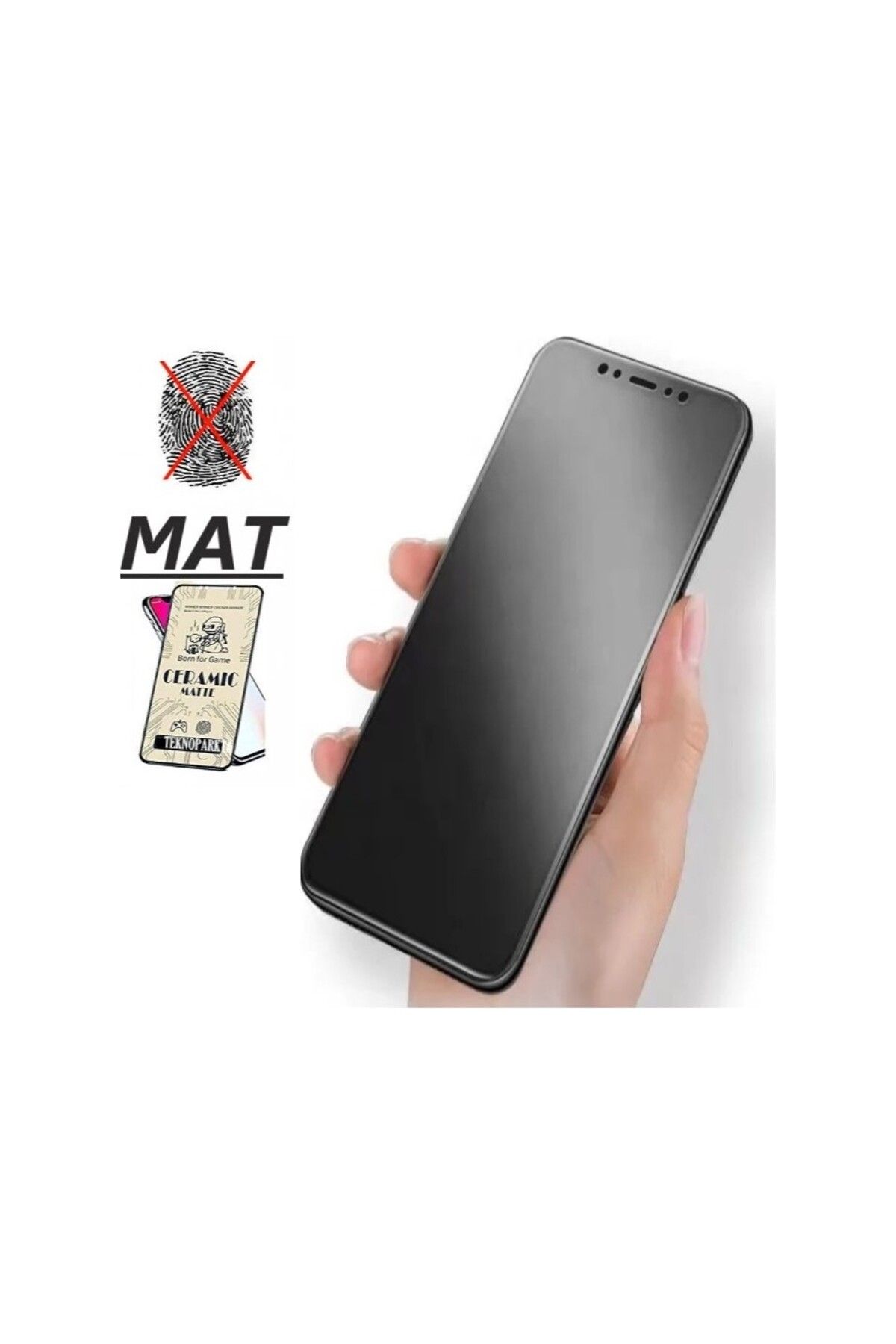 ARKAY İphone Uyumlu Mat Seramik Kırılmaz Ekran Koruyucu Model Seçenekli