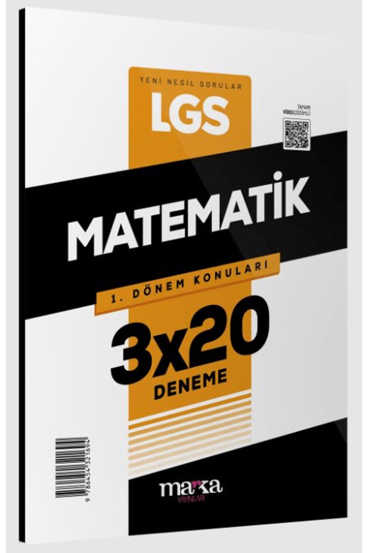 Marka Yayınları 2025 LGS 1.Dönem Konuları Matematik 3 Deneme