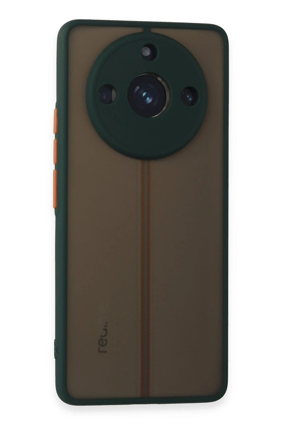 NewFace Realme 11 Pro Kılıf Montreal Silikon Kapak - Yeşil DRSTR