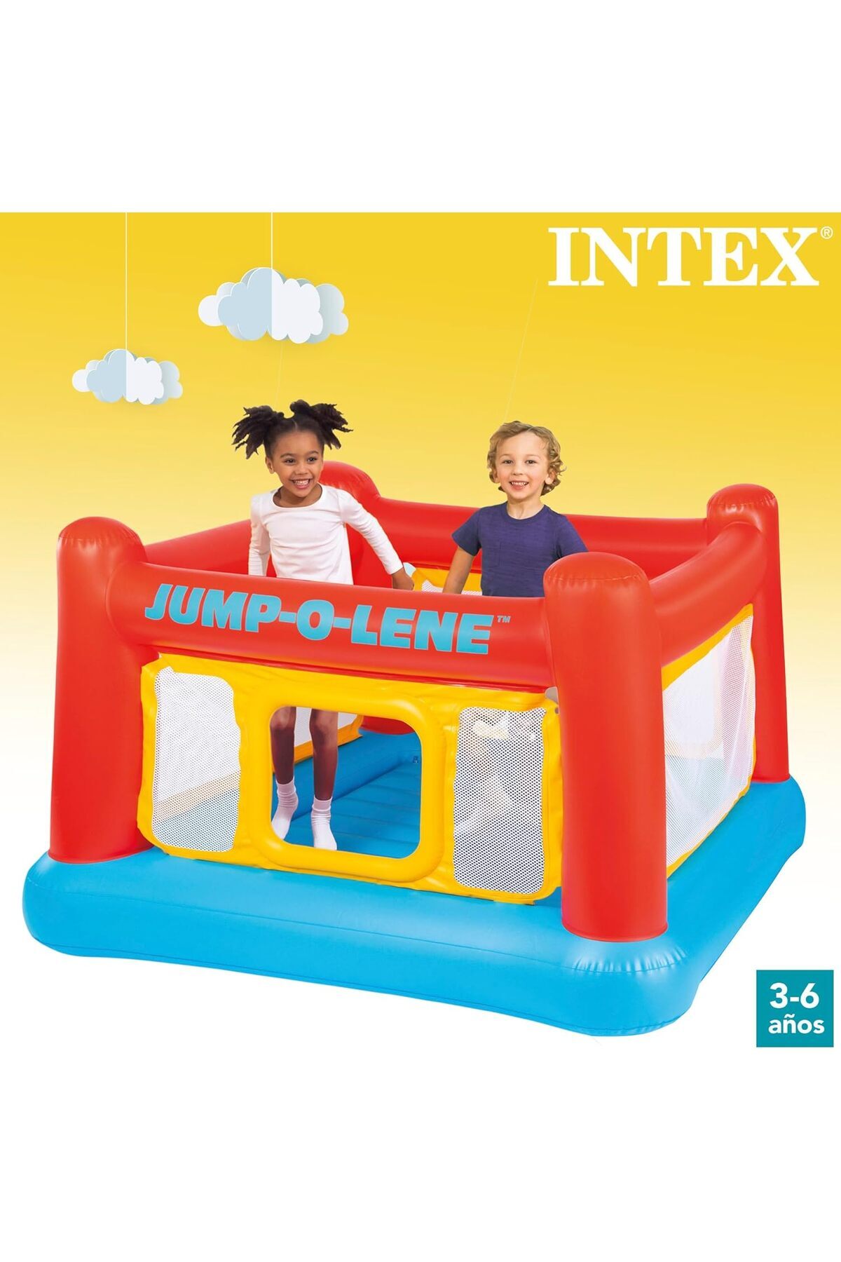 Intex-PlayHouse Jump O Lene, Multi Colour, Black 9