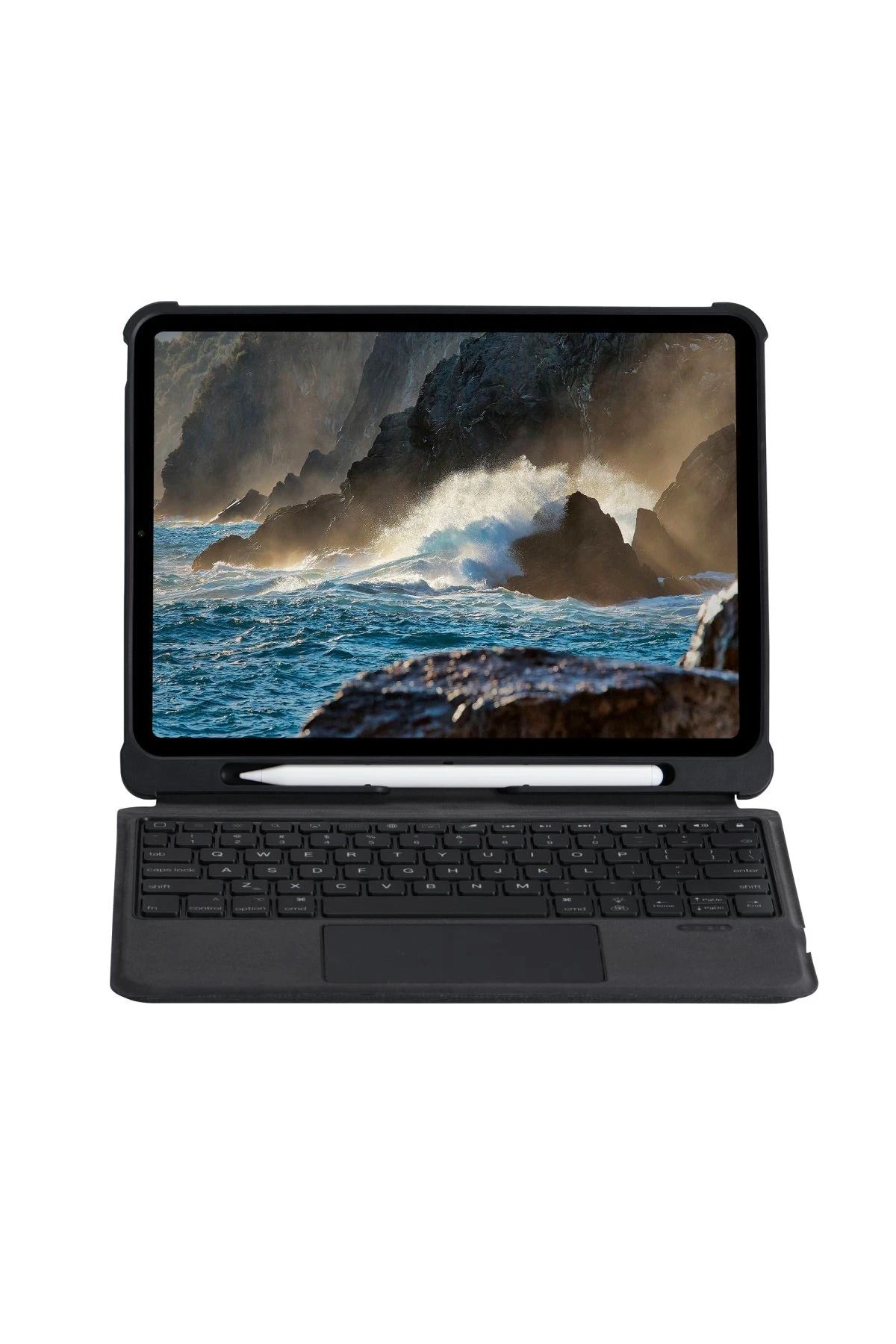 NewFace T5207D iPad Pro 11 (2022) Kılıf İnter Ledli Klavyeli Tablet Kılıfı - Siyah DPMAH