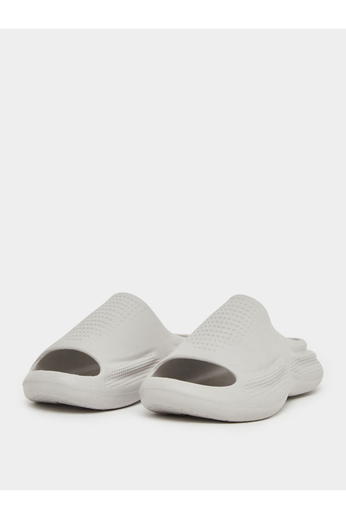 Styli-Perforated Open Toe Slip-On Slides 2