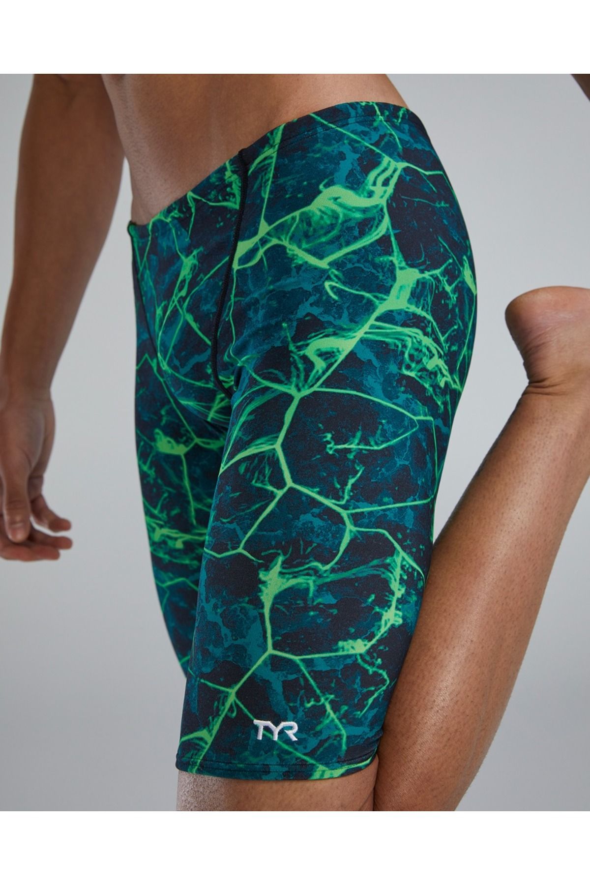 TYR-Durafast Elite. ®   Men's Swimsuit - Synapse (Green) 5