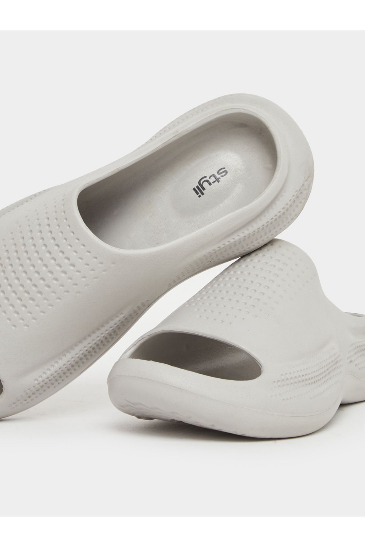 Styli-Perforated Open Toe Slip-On Slides 3
