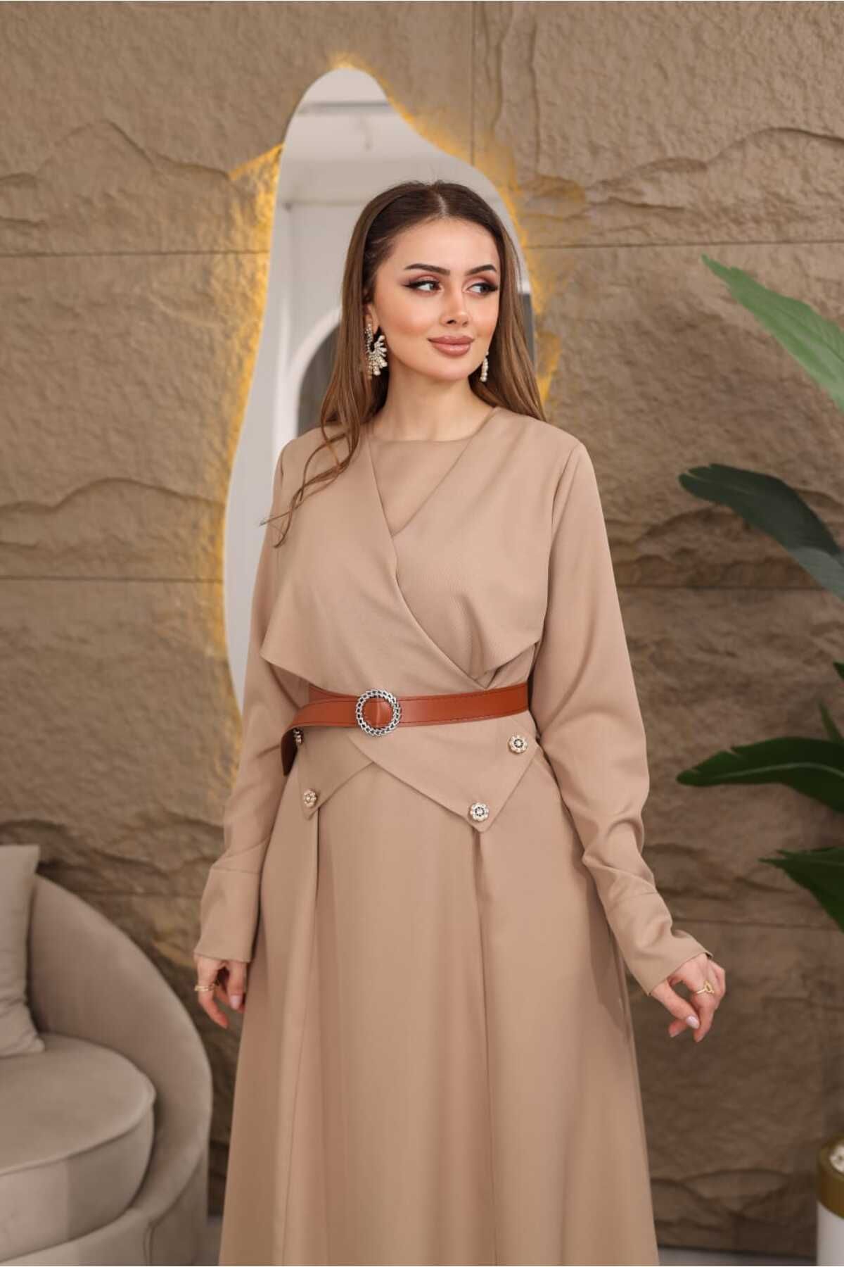 newmisal YELEK GÖRÜNÜMLÜ ELBİSE
