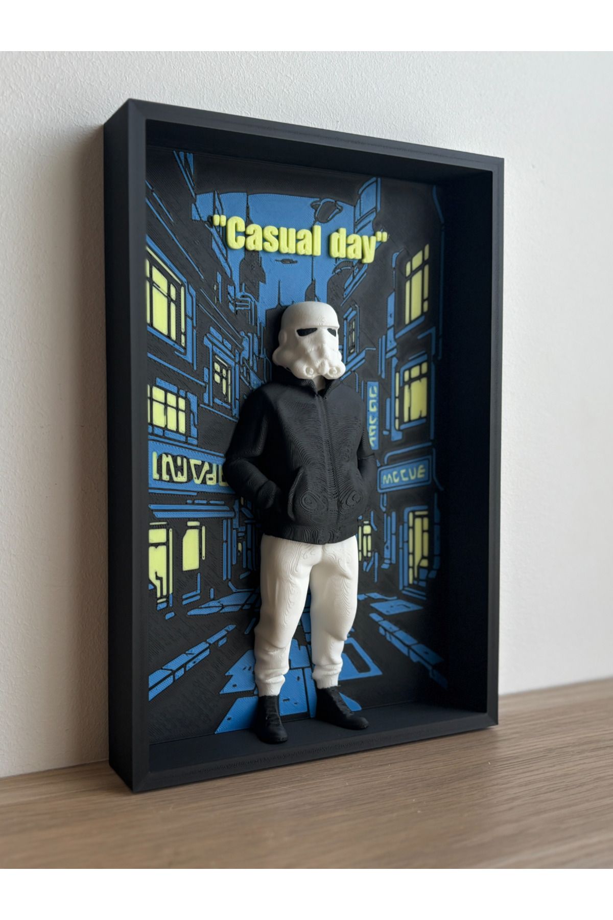 printastic Heykelli Duvar Sanat Çerçeve
