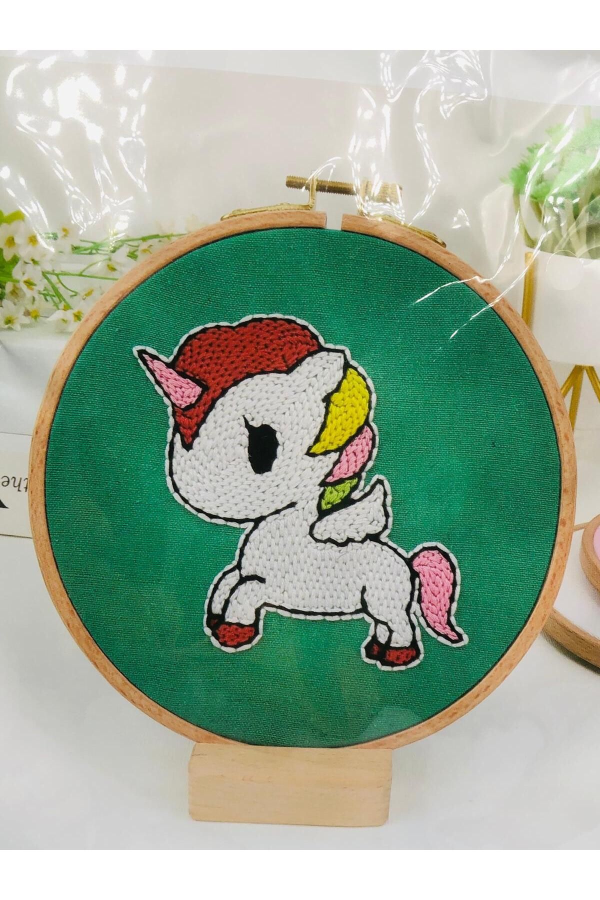 DUCK HOBY 16x16 cm - Başlangıç Punch Seti ( Panç Seti ) Hayvan Desenli, Yeni Başlayanlar İçin Deneme Seti
