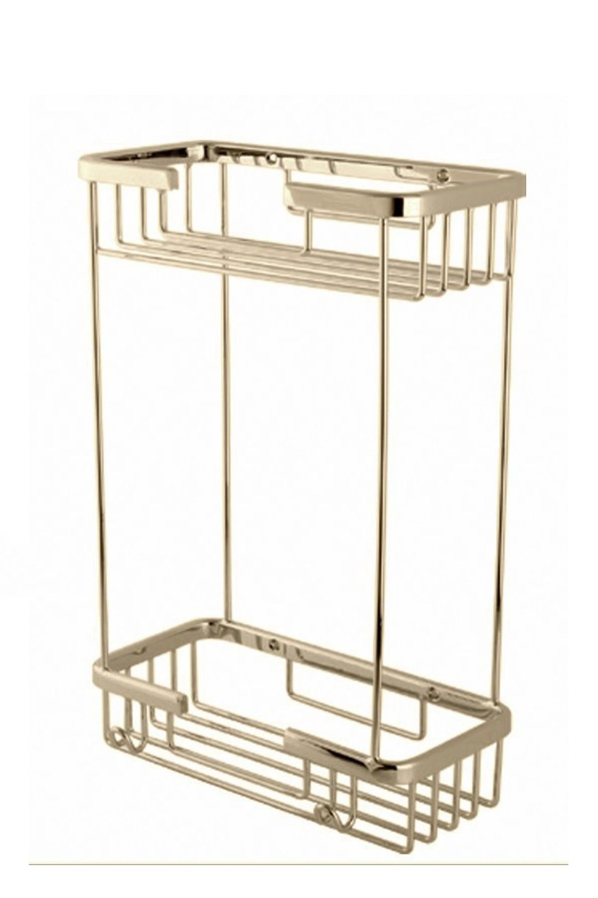 ÇELİK BANYO Karaca Şampuanlık Ikili 10x20 Cm Pirinç Malzeme Altın gold