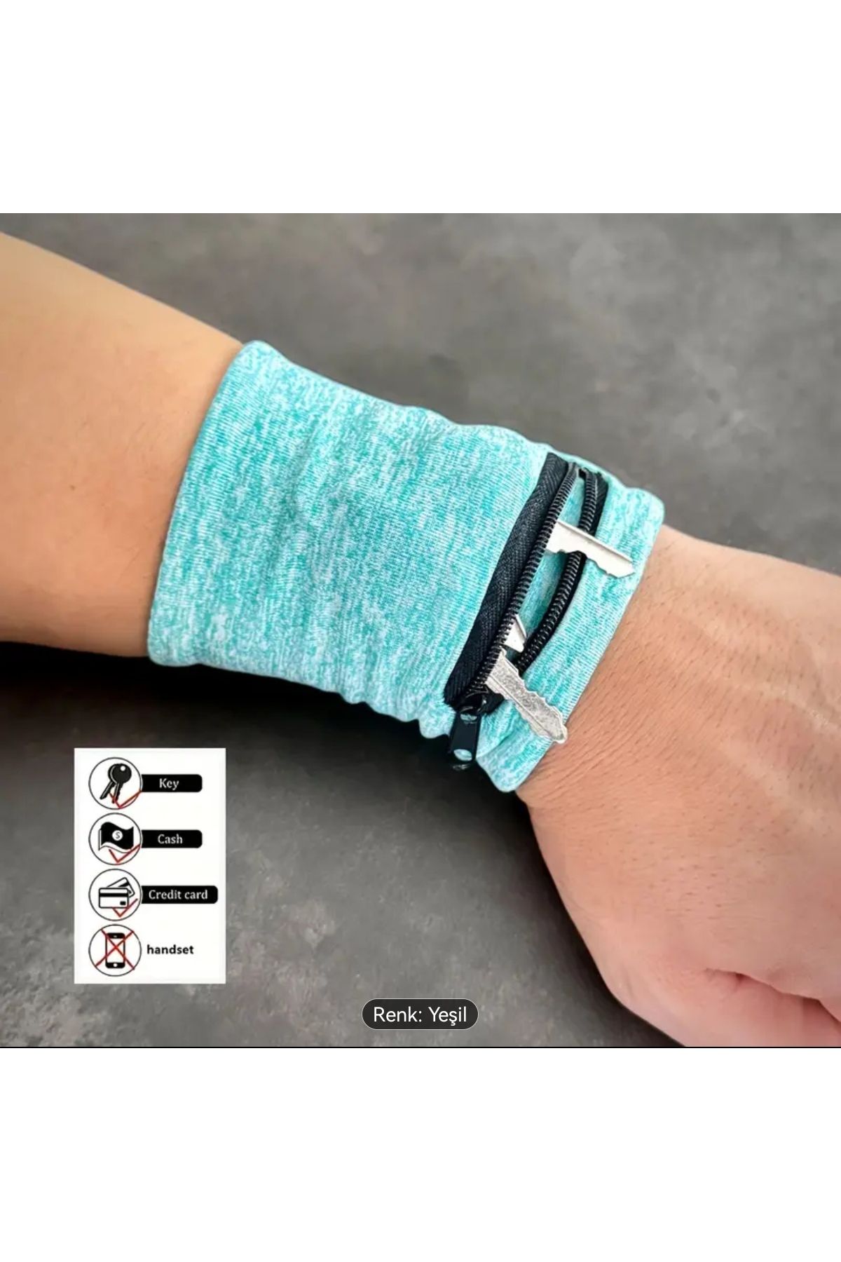 ORGANICYOU HANGZHOU Şık Unisex Bilek Cüzdan Bantları Spor