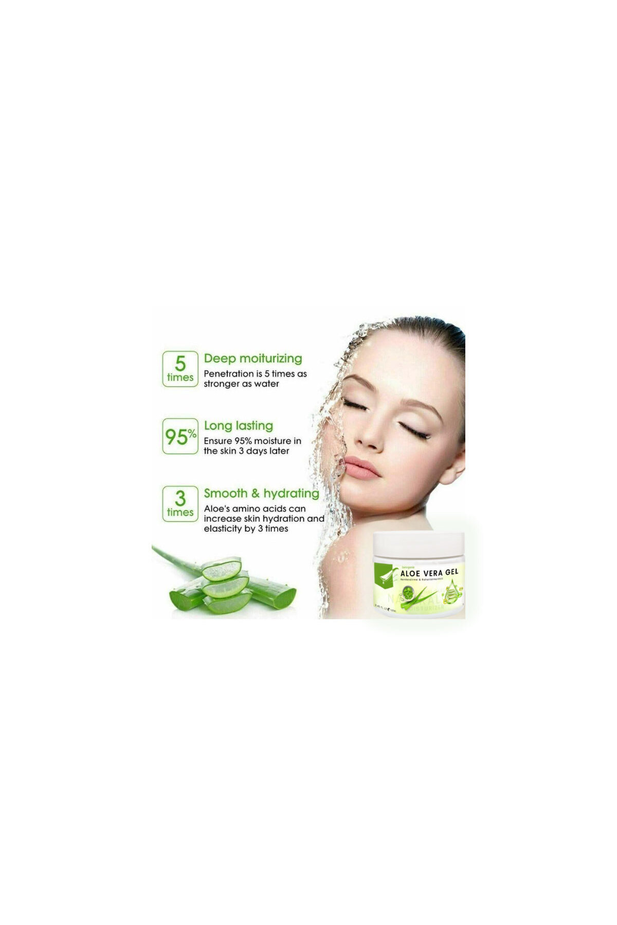 Nautubone Eklemlere Fıtık Bel Kas Sızılarına Masaj Bakım Kremi 50 ml x 2 ad+Alo Vera Nemlendirici — kas eklem nemlendirici alo vera 2 — تصویر 3 از 4