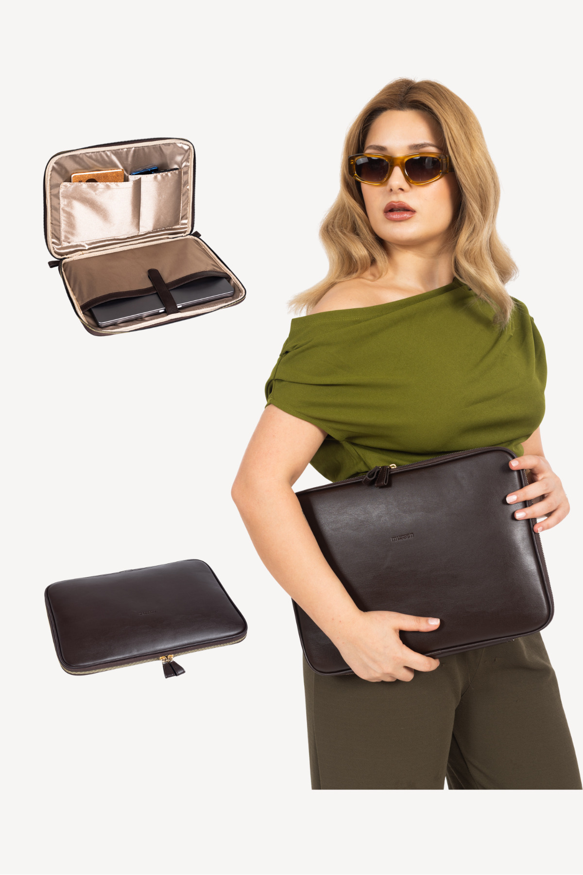 mussen Laptop & Evrak Kılıfı Macbook Air Pro 13.3 - 13.6 Inç