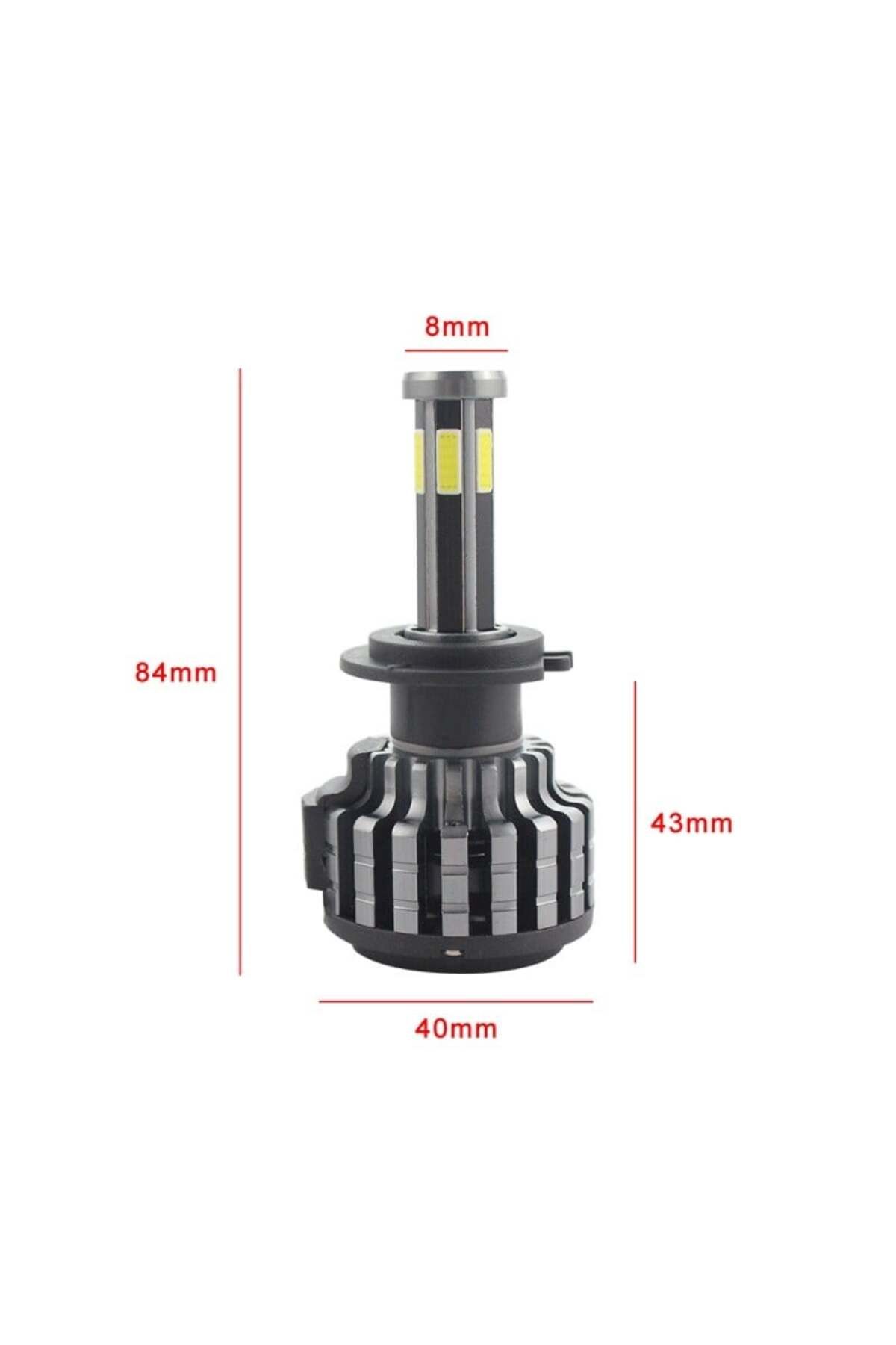 TECHSTAR-Set of 2 Auto LED Techstar® F6, H7, 45w, 5000 Lumens, 6500K, AUTO, 12-24 Volts, COB, Canbus 5