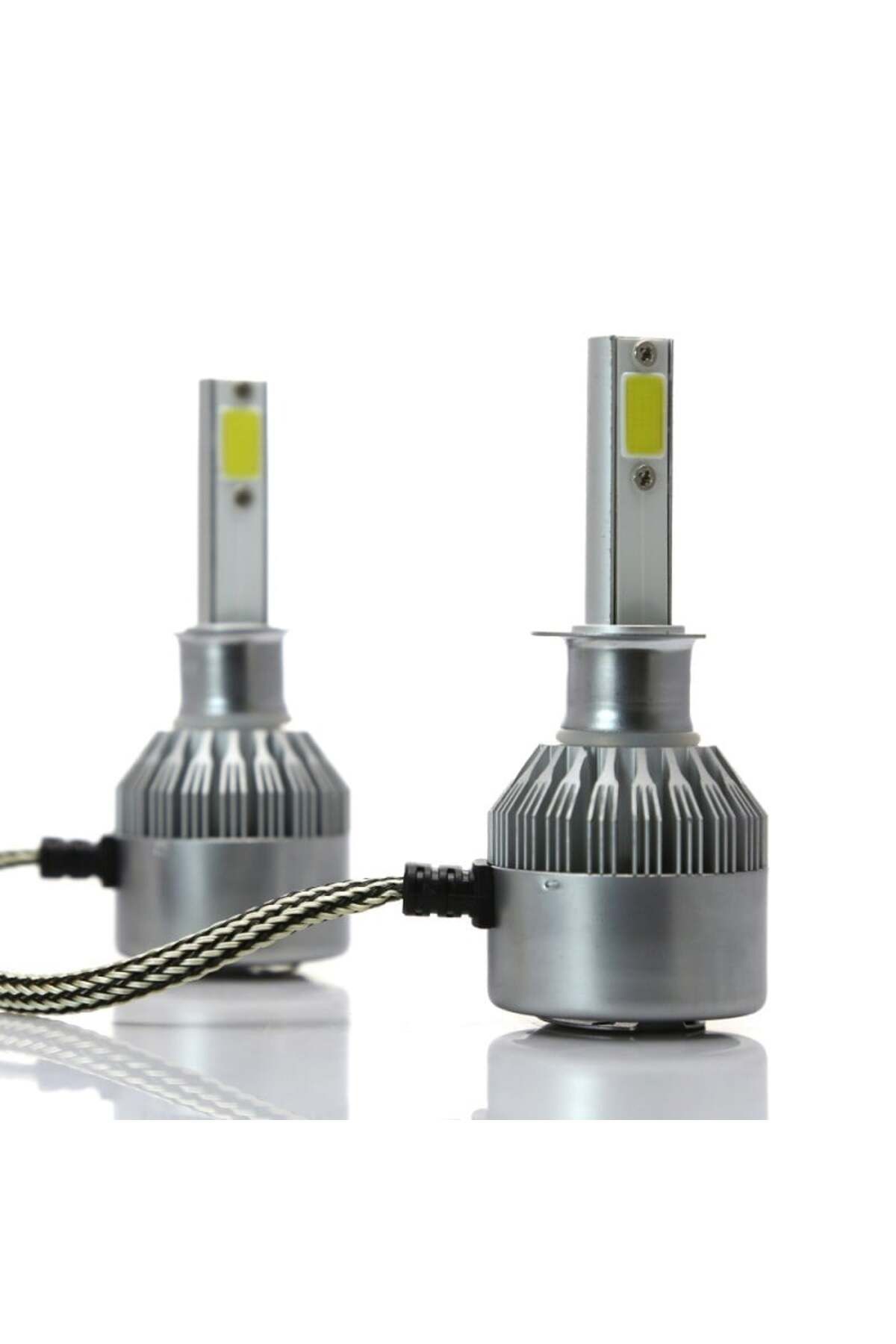 TECHSTAR-Set of 2 Techstar® C6 Auto LEDs, H1, 36w, 3800 Lumens, 6500K, AUTO, 12-24 Volts, COB 5