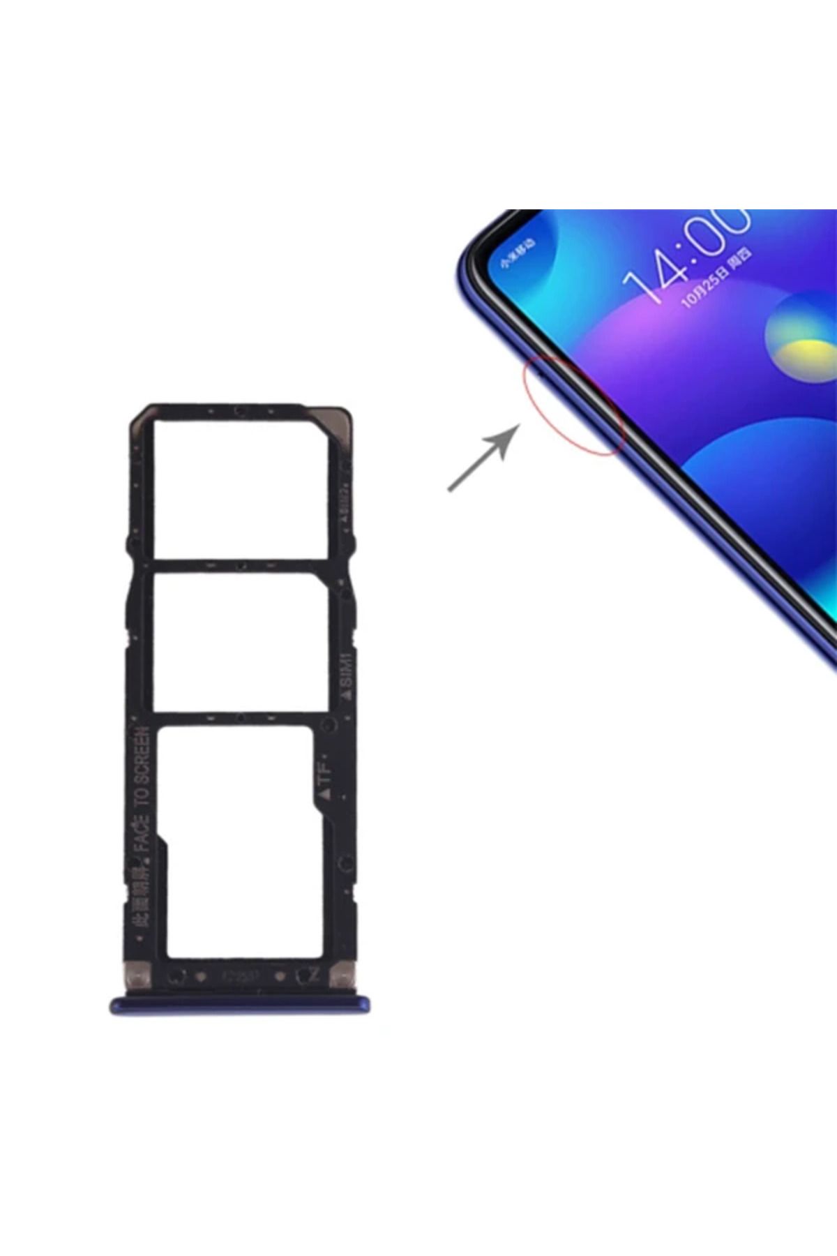Draco Xiaomi Mi Play Sim Hafıza Kart Kapağı-(5775) - DRCO3236-8640