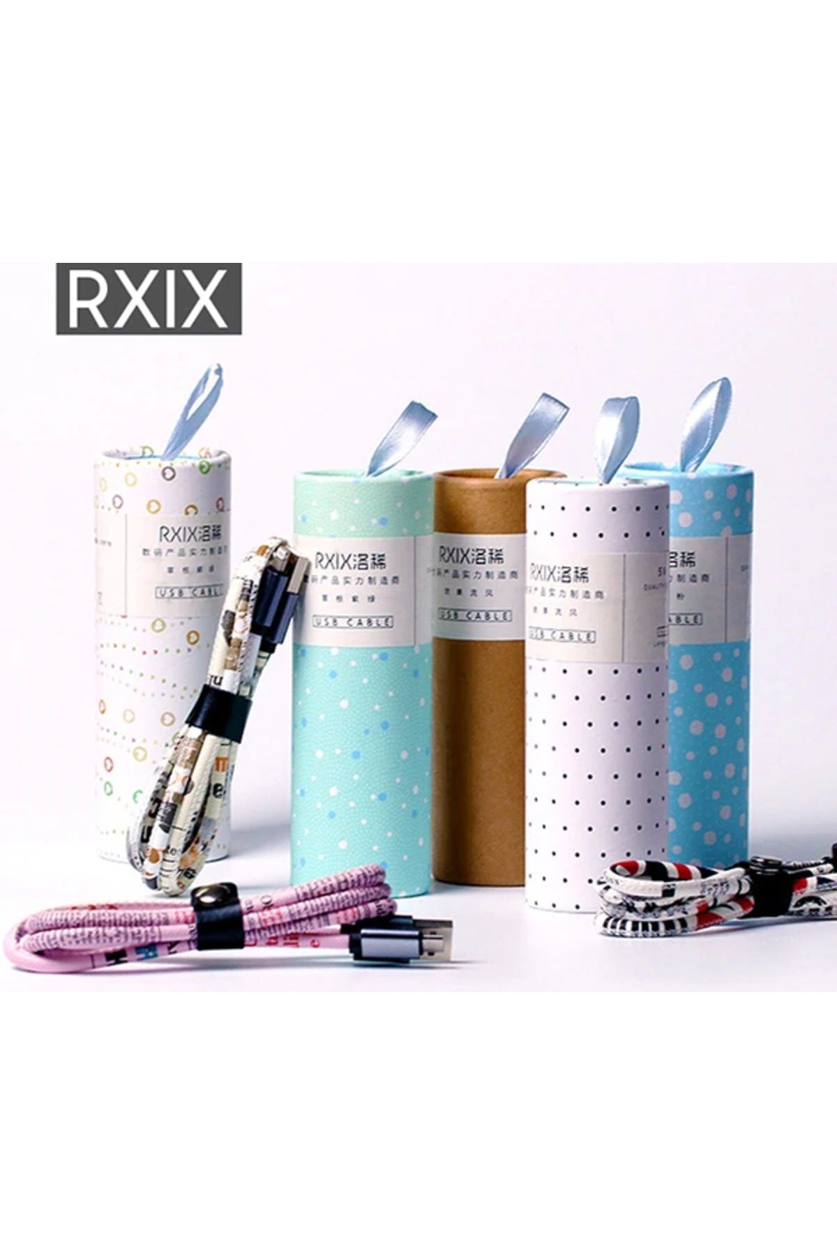 mudikonsept Rxix Örgülü Halat Sağlam Hızlı Şarj Mikro Usb Şarj Kablosu-(5775) - MDE9943-3736