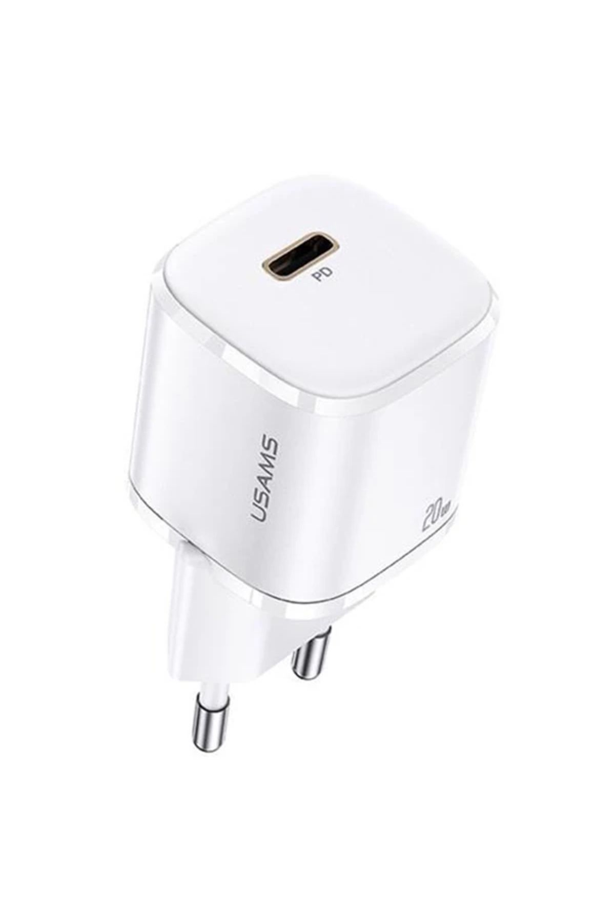 Uyguna Kapında USAMS T36 20W Mini PD Hızlı Şarj Aleti 20W USB-C Güç Adaptörü-(5775) - SVU8082-6847